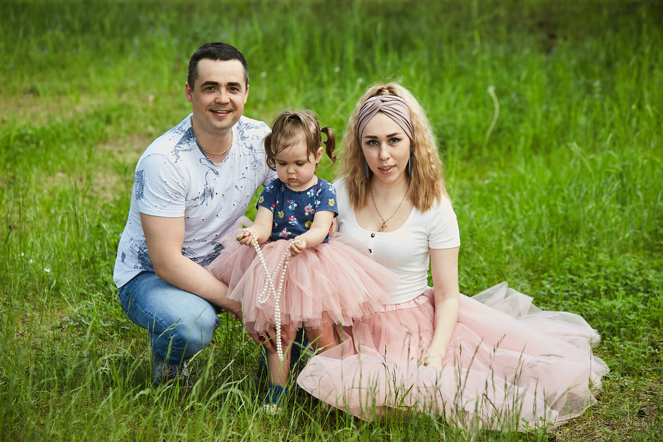 Митя, Таня и дочка