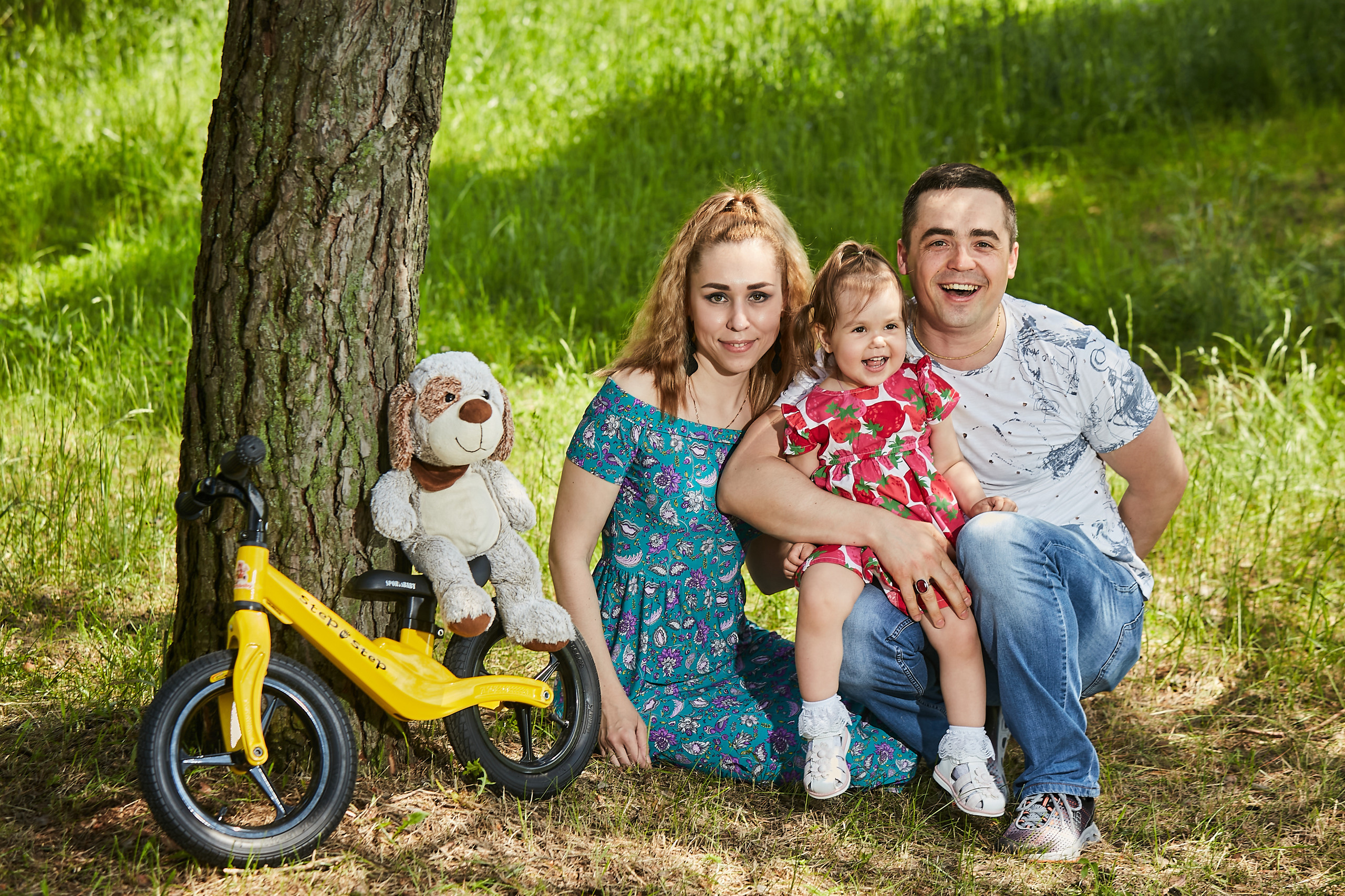 Митя, Таня и дочка