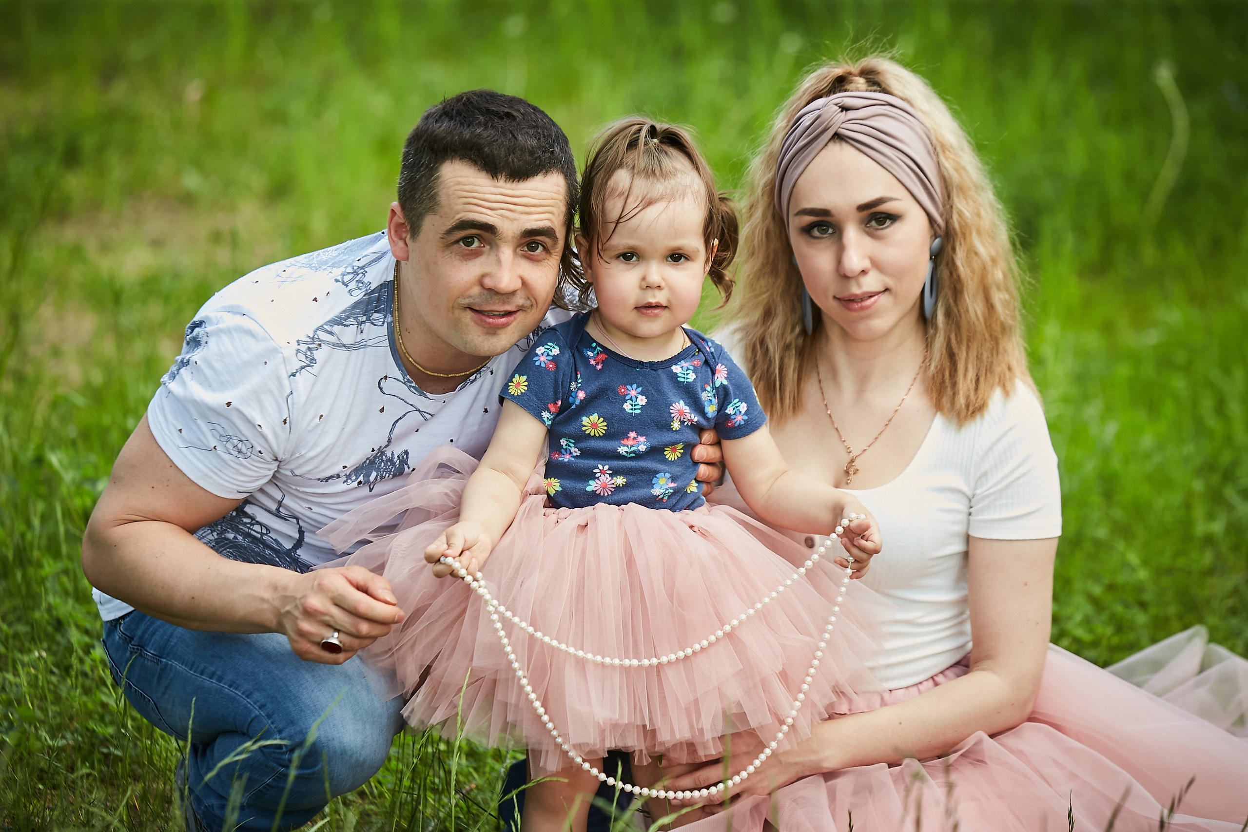 Митя, Таня и дочка