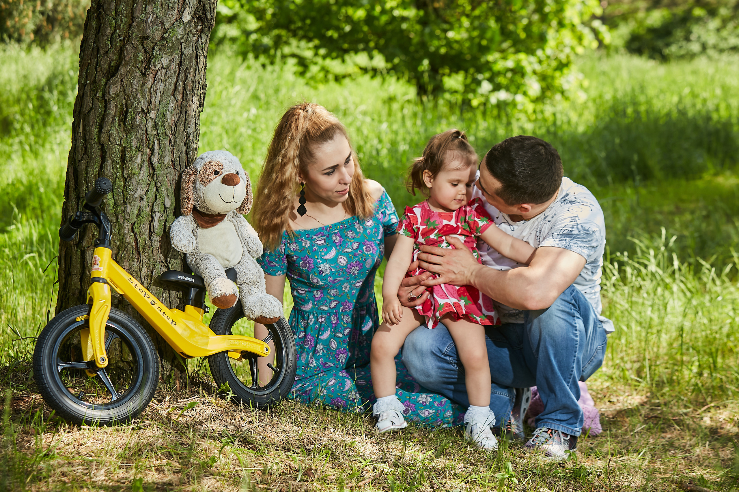 Митя, Таня и дочка