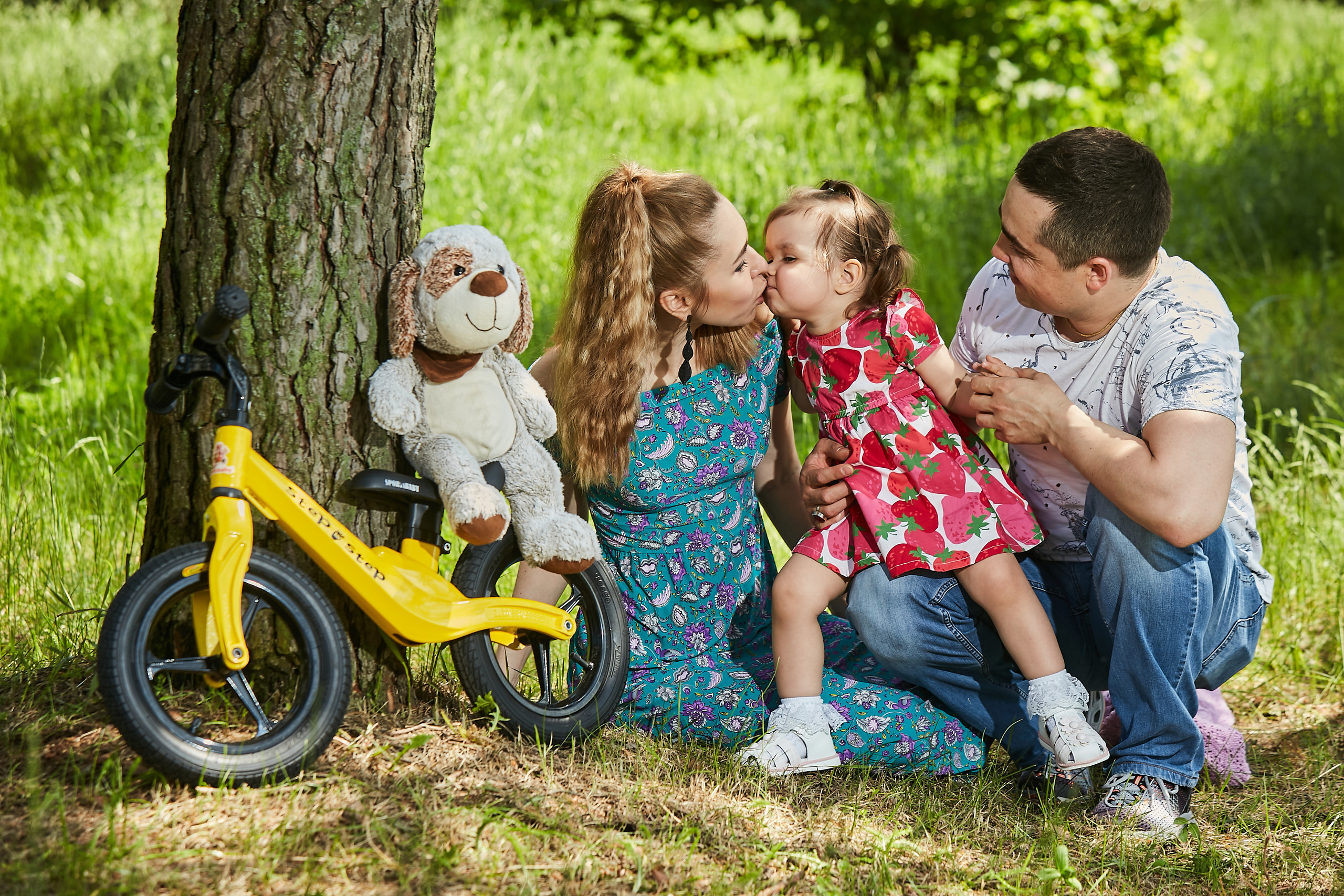 Митя, Таня и дочка