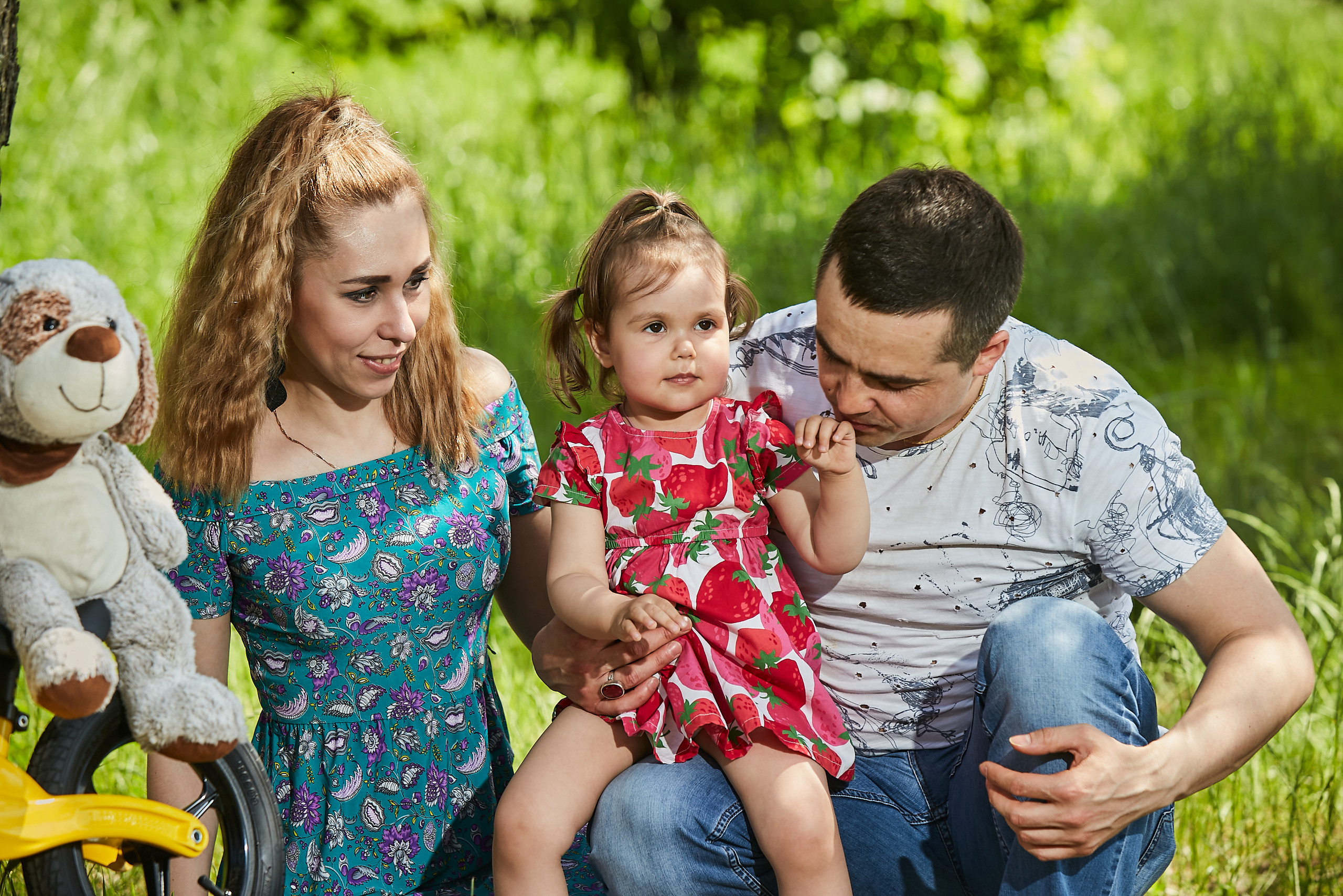 Митя, Таня и дочка