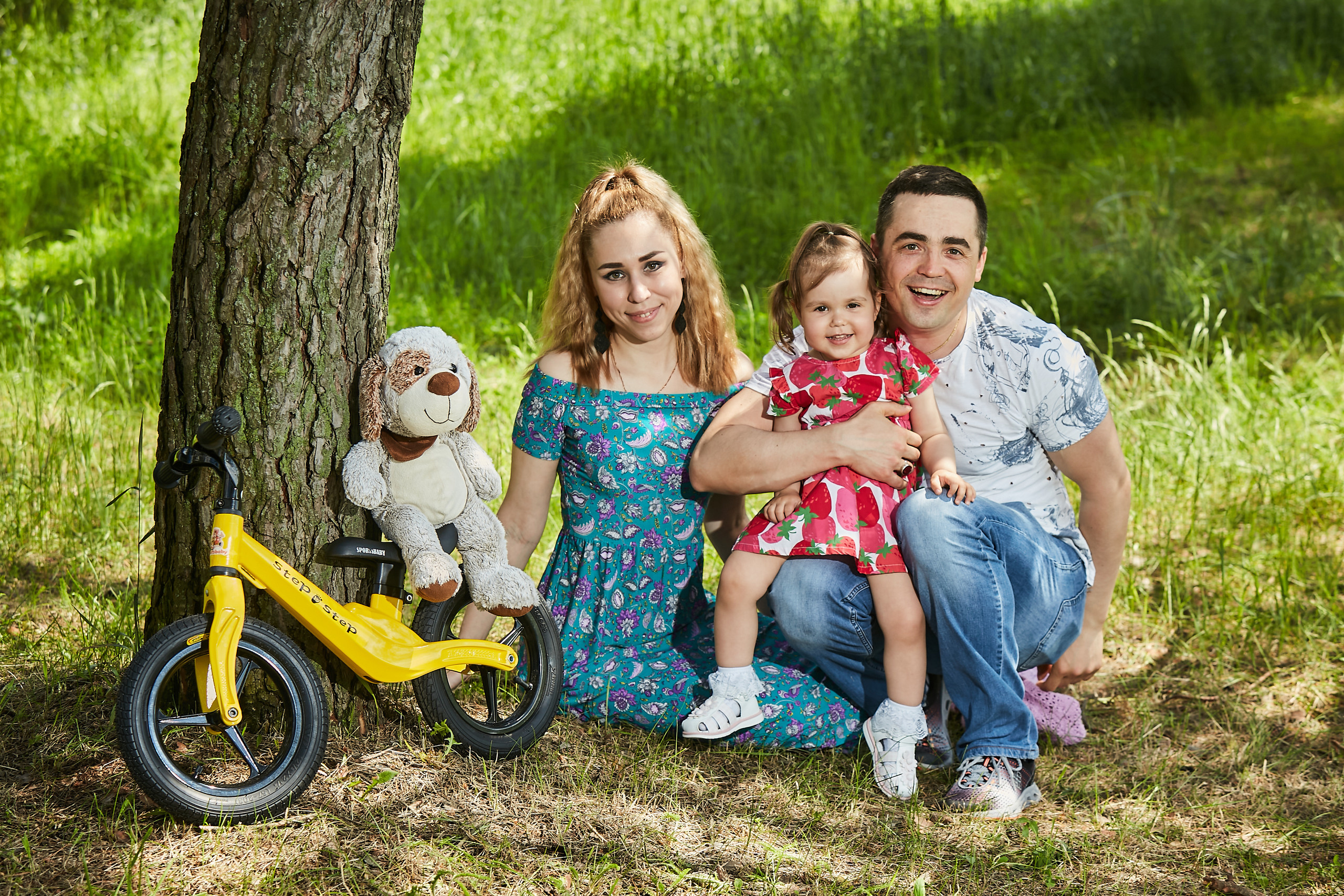 Митя, Таня и дочка