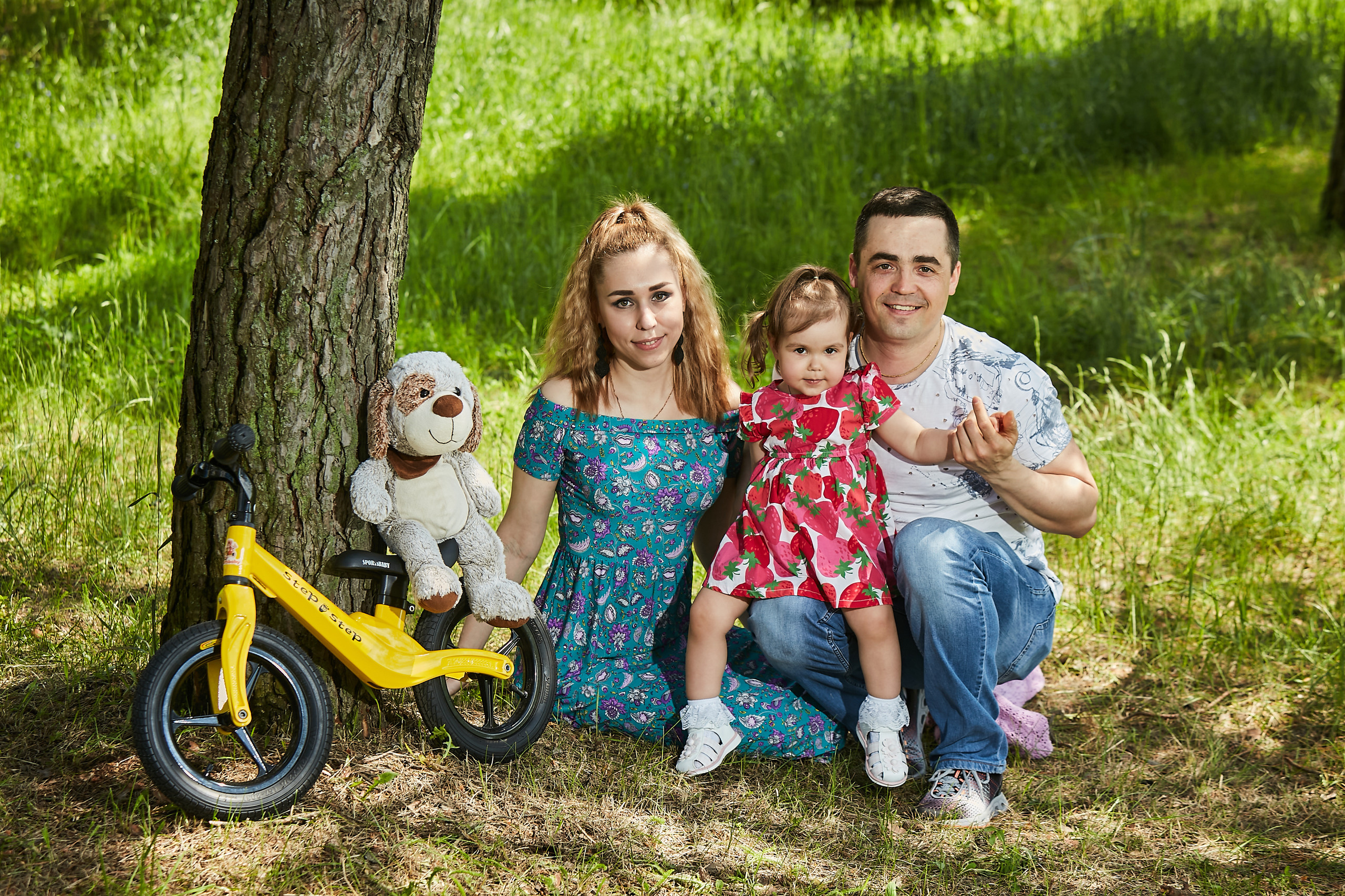 Митя, Таня и дочка