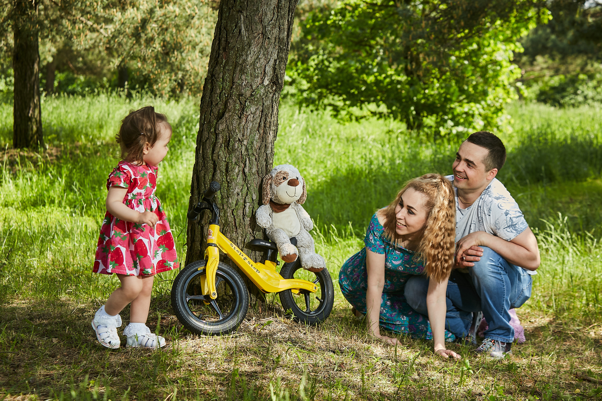 Митя, Таня и дочка