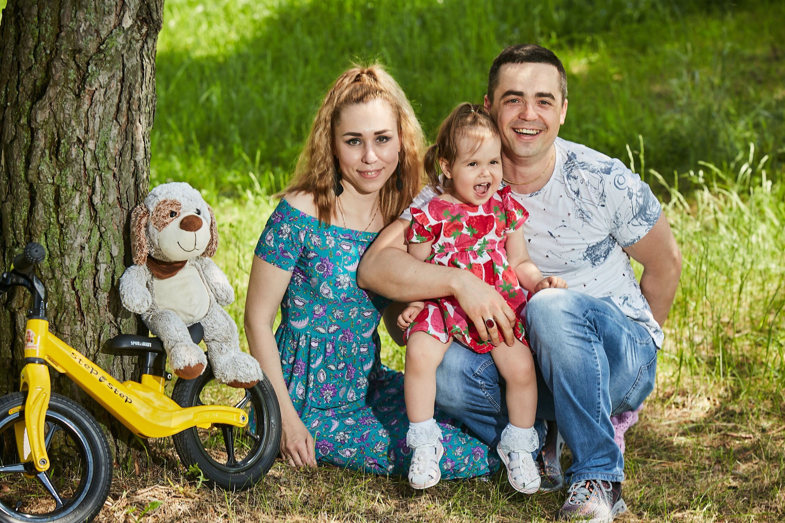 Митя, Таня и дочка