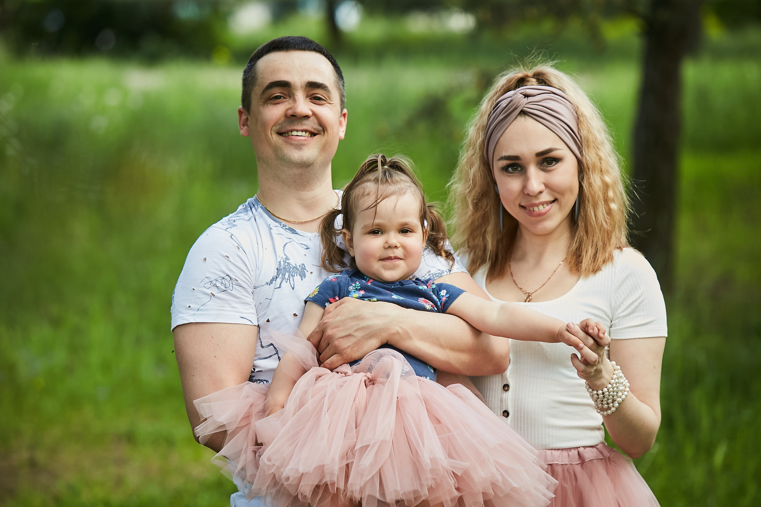 Митя, Таня и дочка