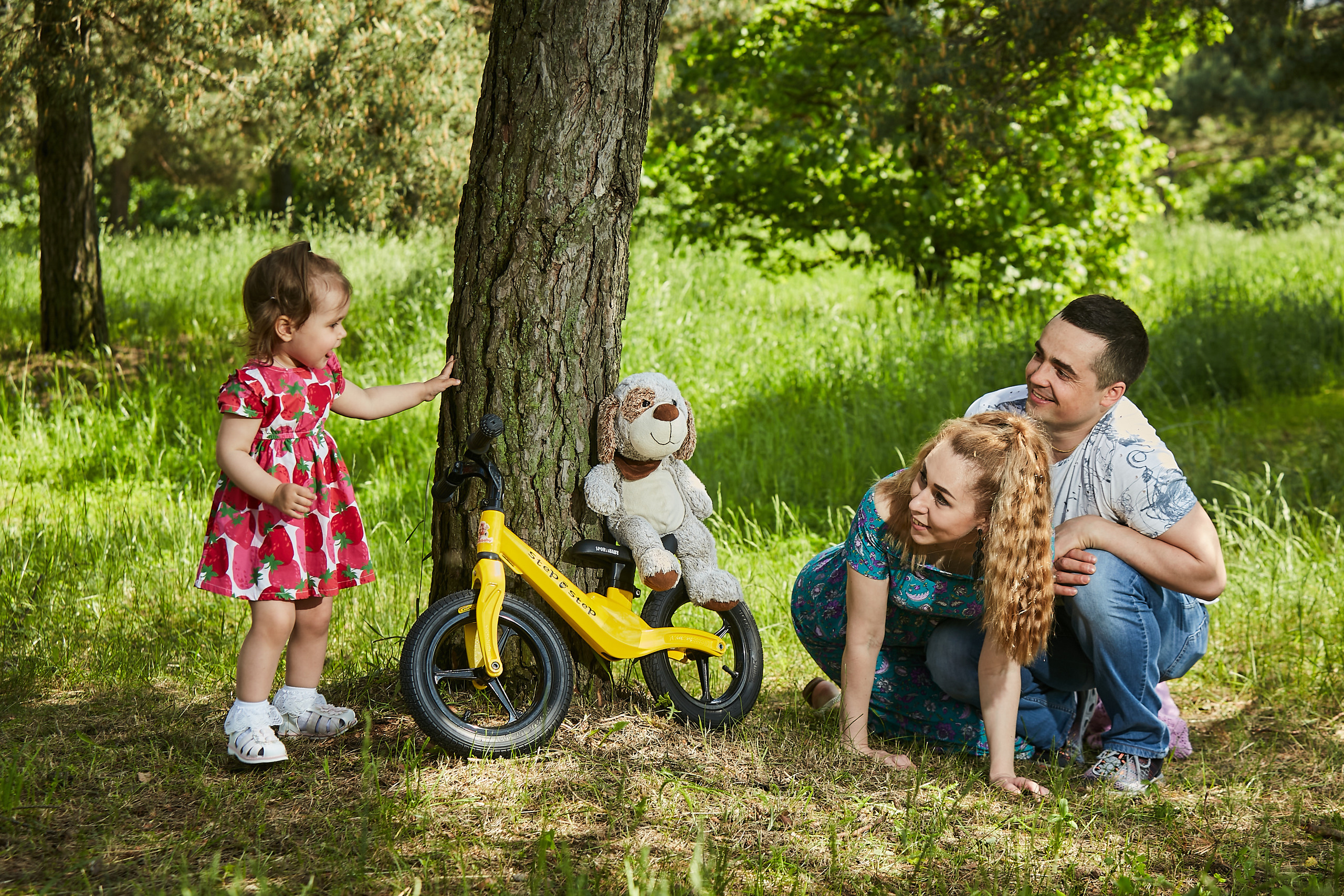 Митя, Таня и дочка