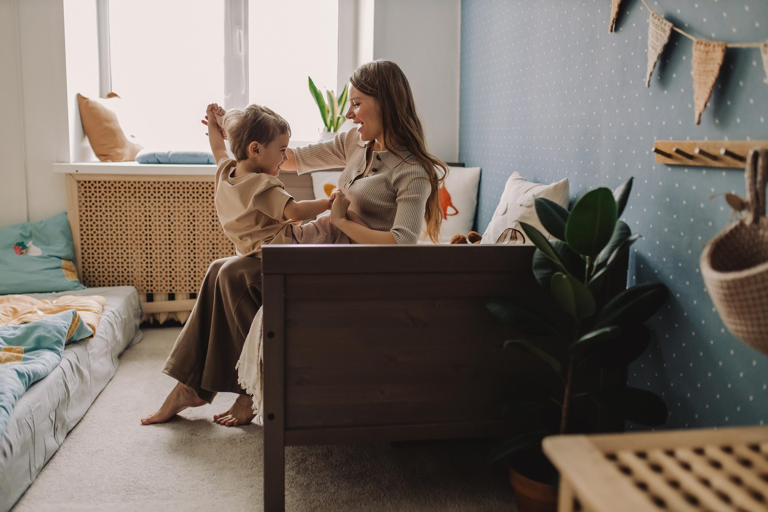 Домашняя фотосессия мама и сын. Семейный фотограф в Самаре Елена Ефимова