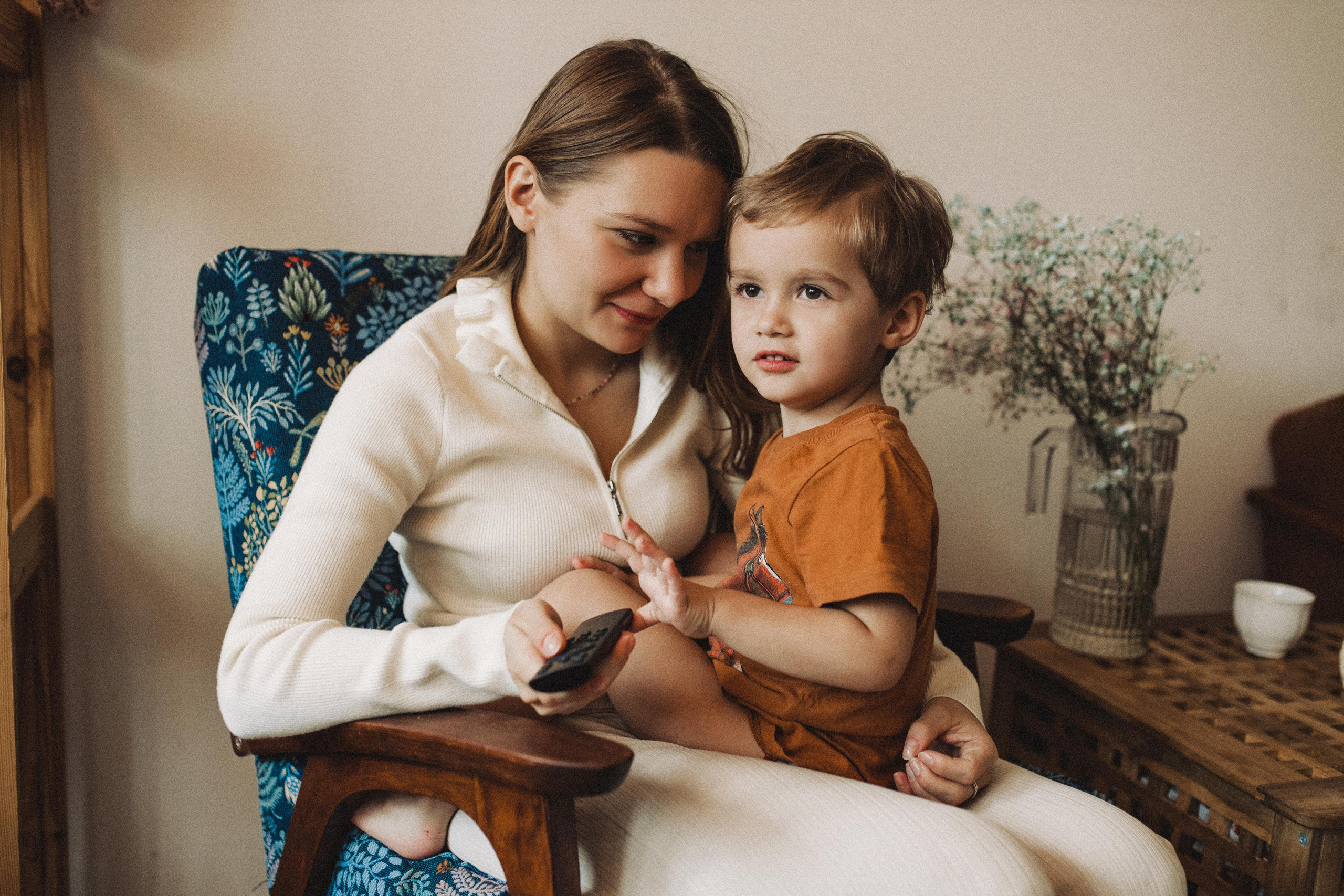 Домашняя фотосессия мама и сын. Семейный фотограф в Самаре Елена Ефимова