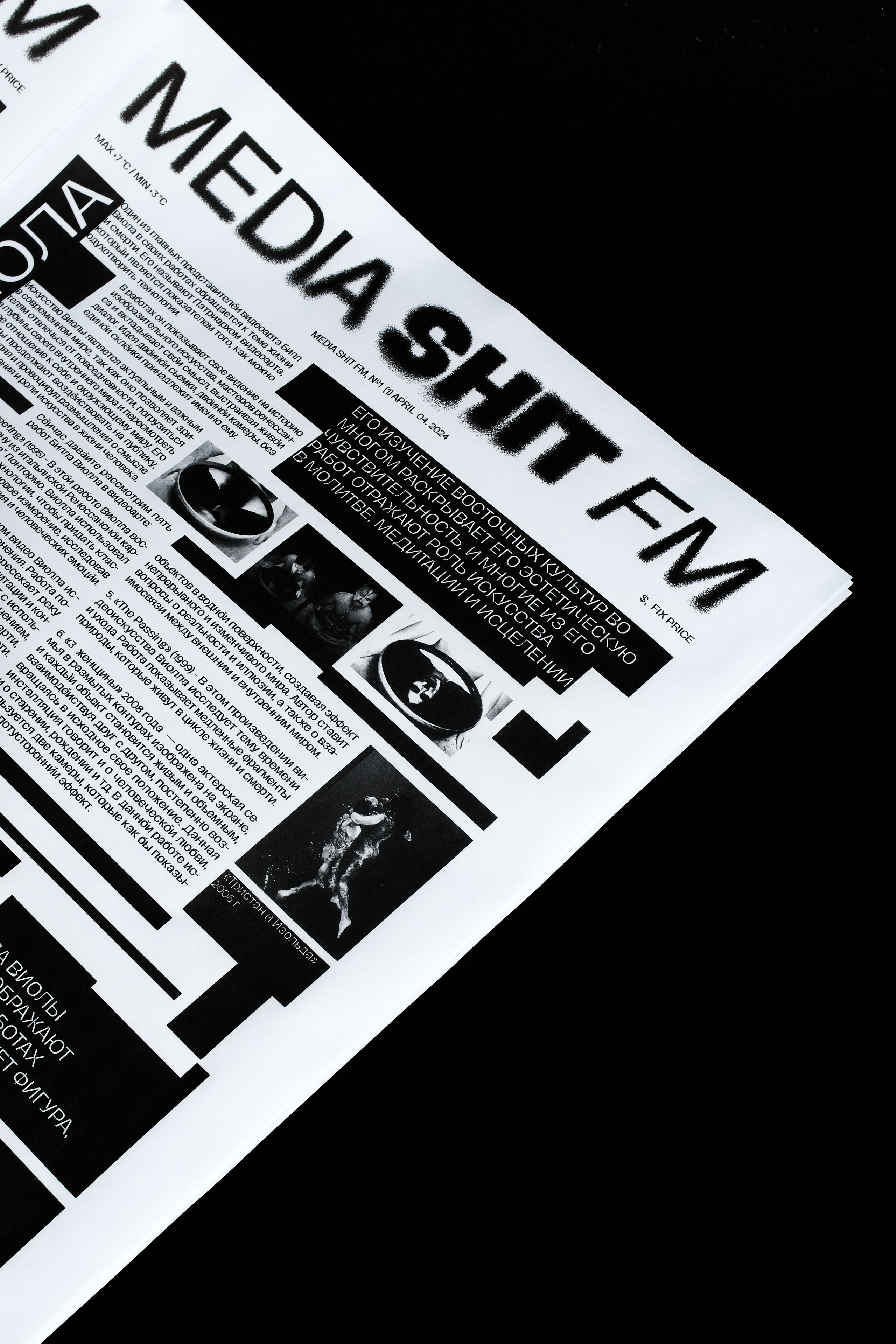 Проект газеты про современное Искусство " MEDIA SHIT FM». Фотограф|Санкт-Петербург