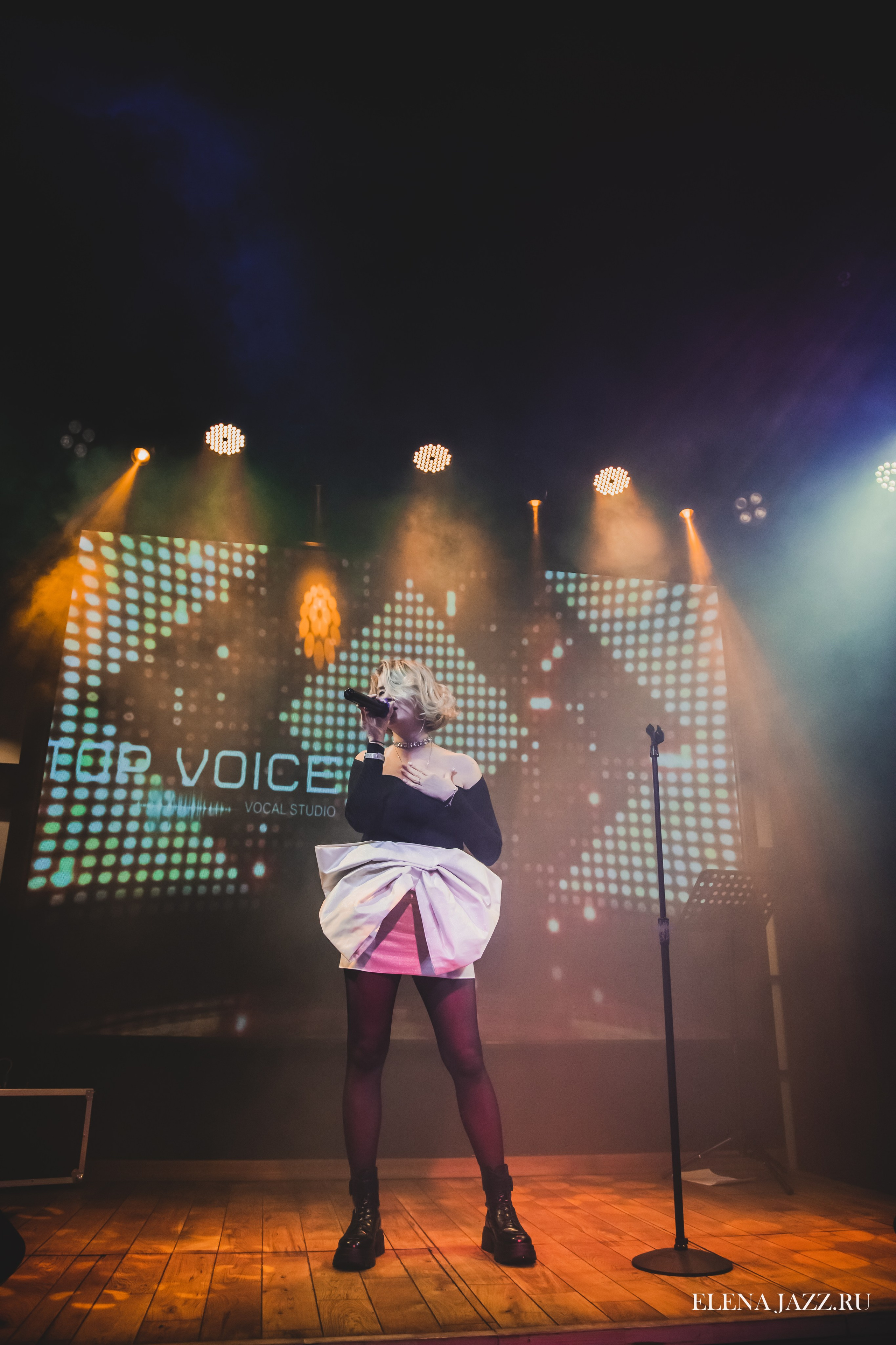 Отчетный концерт студии «TOP VOICE». Репортажный фотограф Елена Джаз в Москва