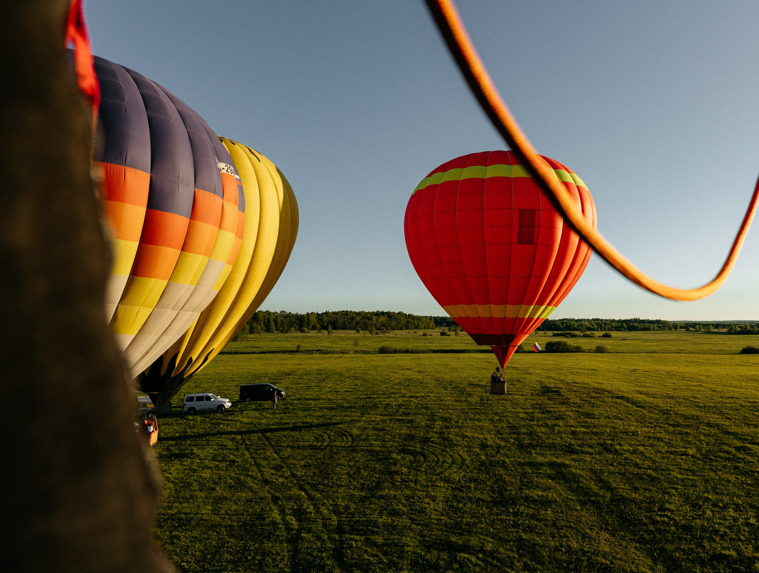 Полет на воздушном шаре. Свадебный фотограф Дмитрий Воробьев Ярославль