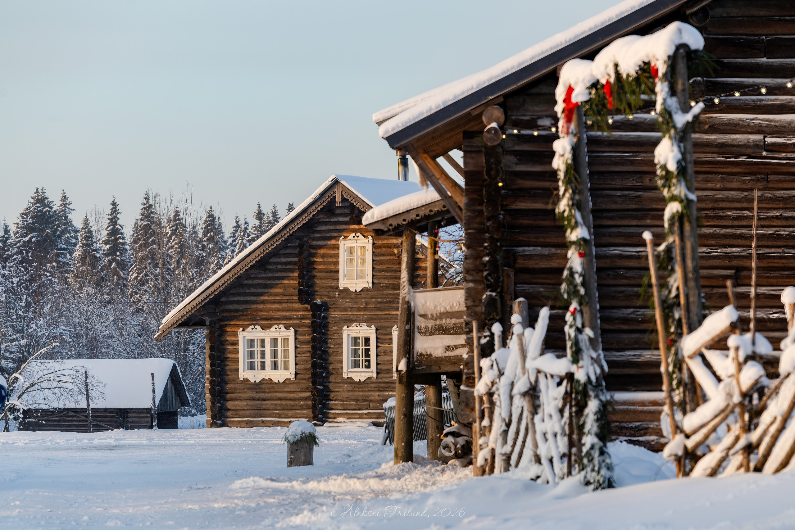 Кинерма (Зима). Аэросъемка. Фото и Видео в Карелии. Алексей Фрилунд