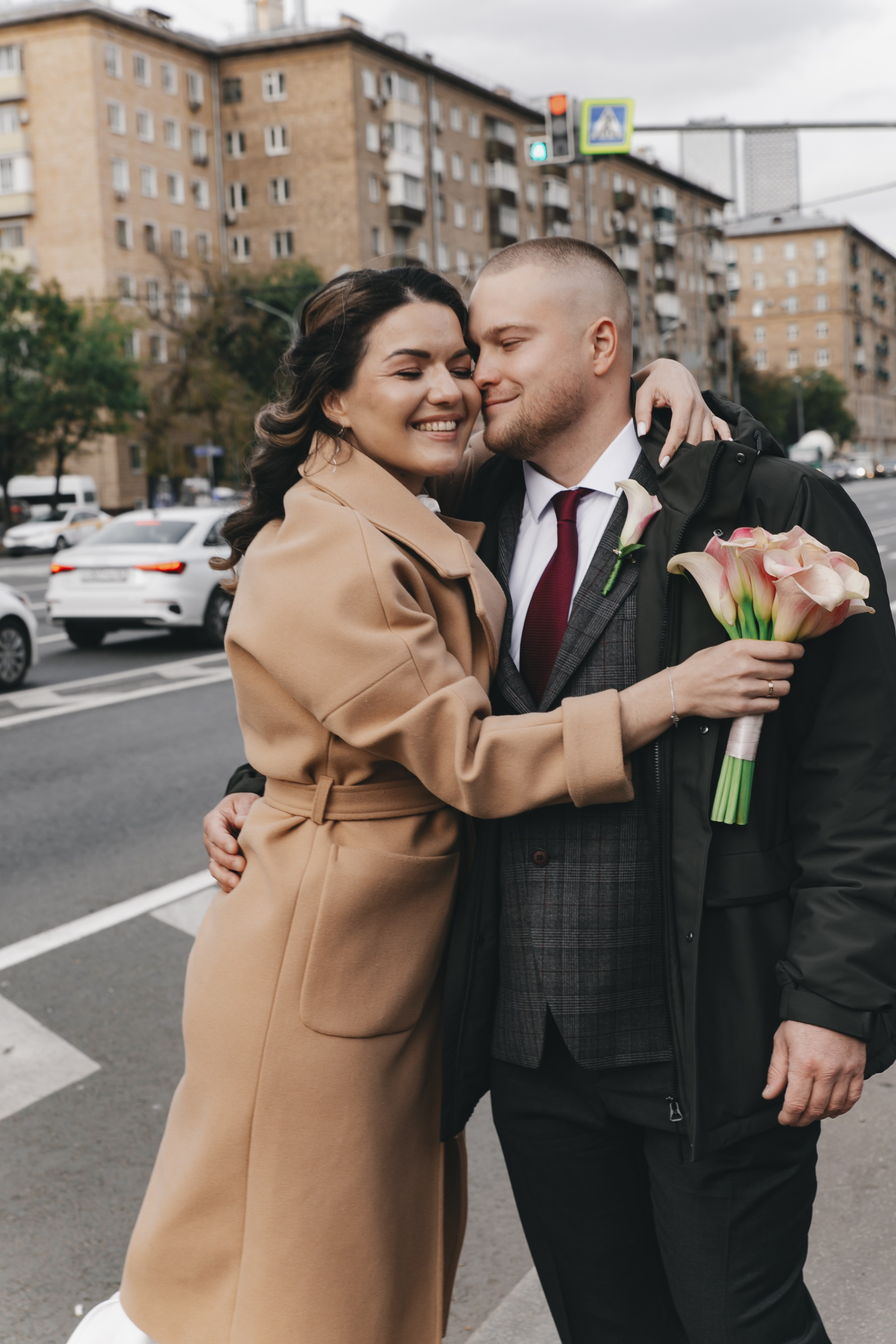 Анонс Артём и Аида, Савёловский отдел ЗАГС, прогулка ул. Бутырская, свадебная фотосъёмка «Кросс Студио», зал «Вега». Фотограф и свадебный фотограф в Москве