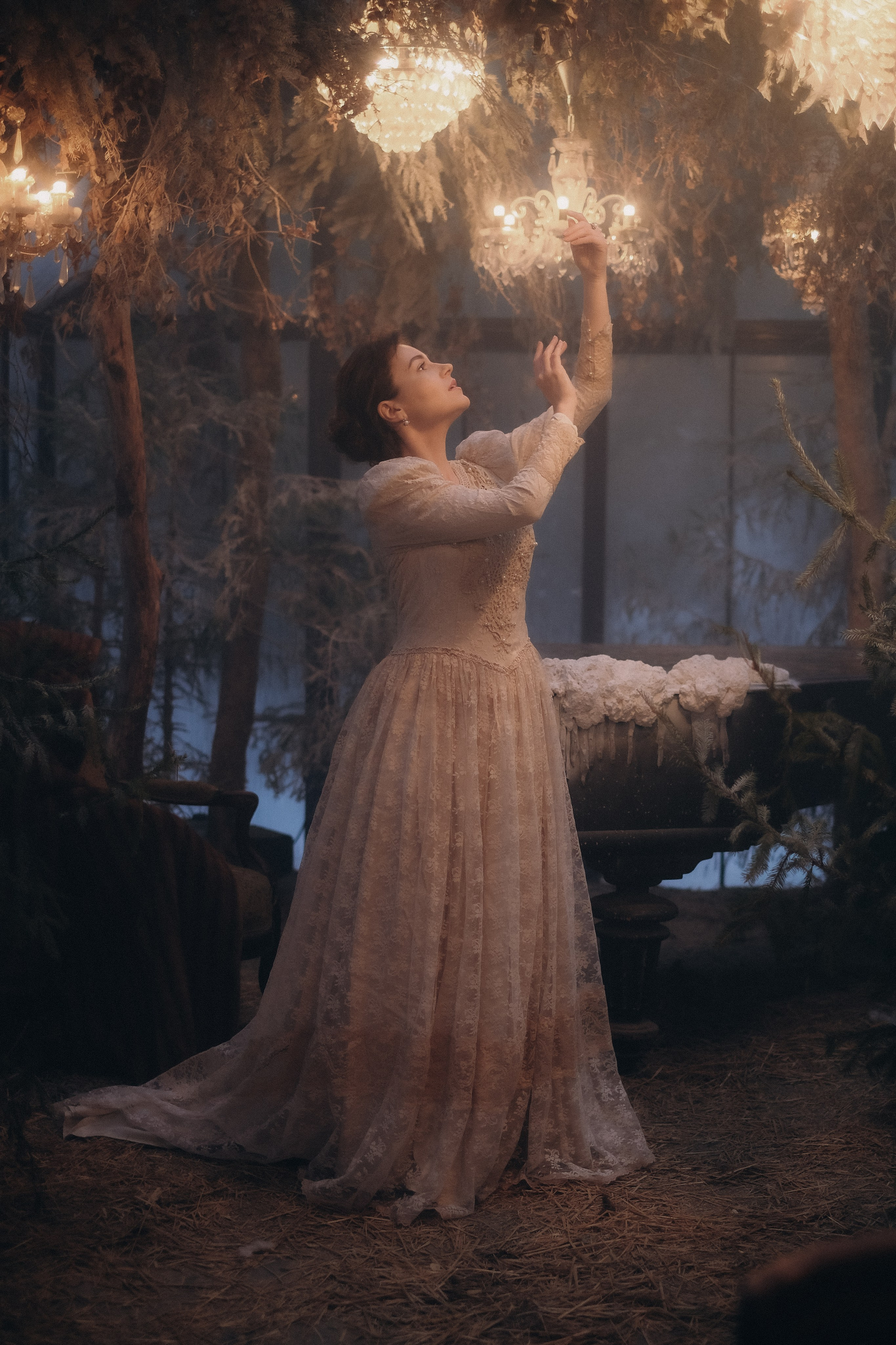 В заброшенной оранжерее. Свадебный и семейный фотограф в Москве Инника Кетлер