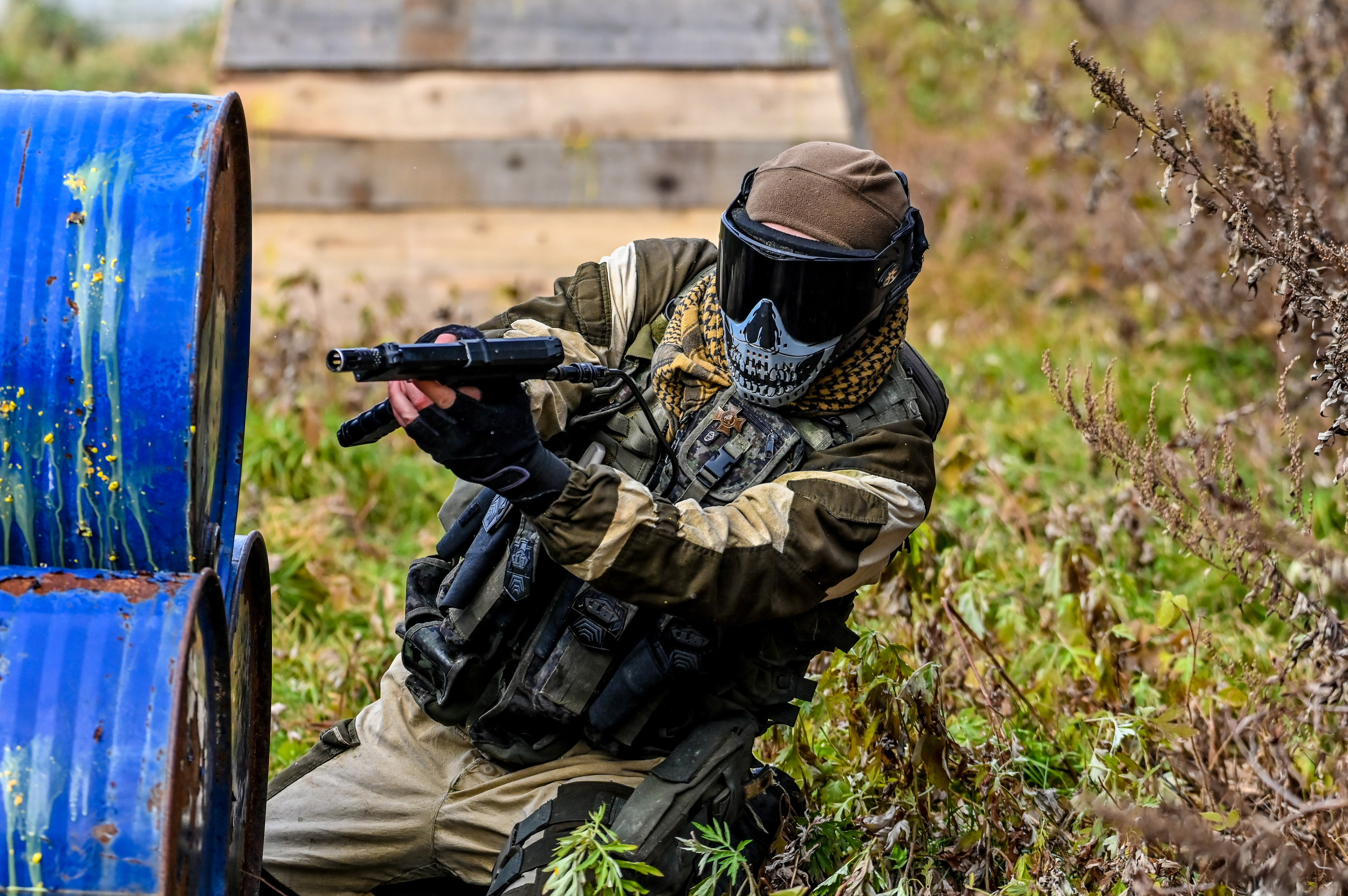 Пейнтбол. Фоторепортажи Сахалина
