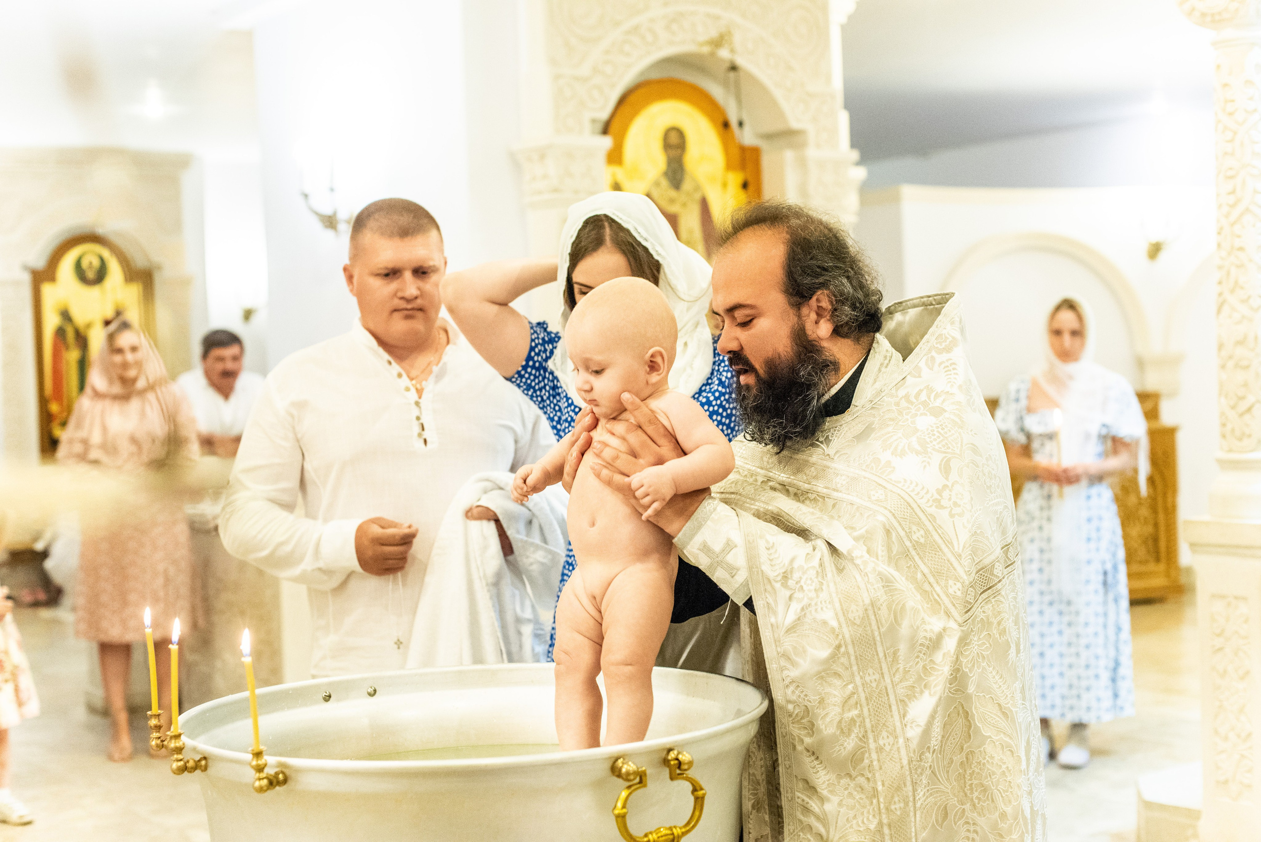 Крещении Ксении. Фотограф Юлия Попова