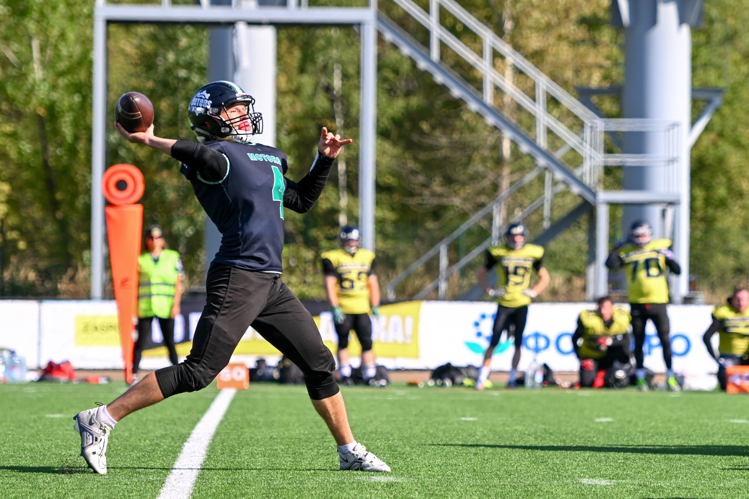 Американский футбол. Спортивный и репортажный фотограф в Казани Вячеслав Сатонин