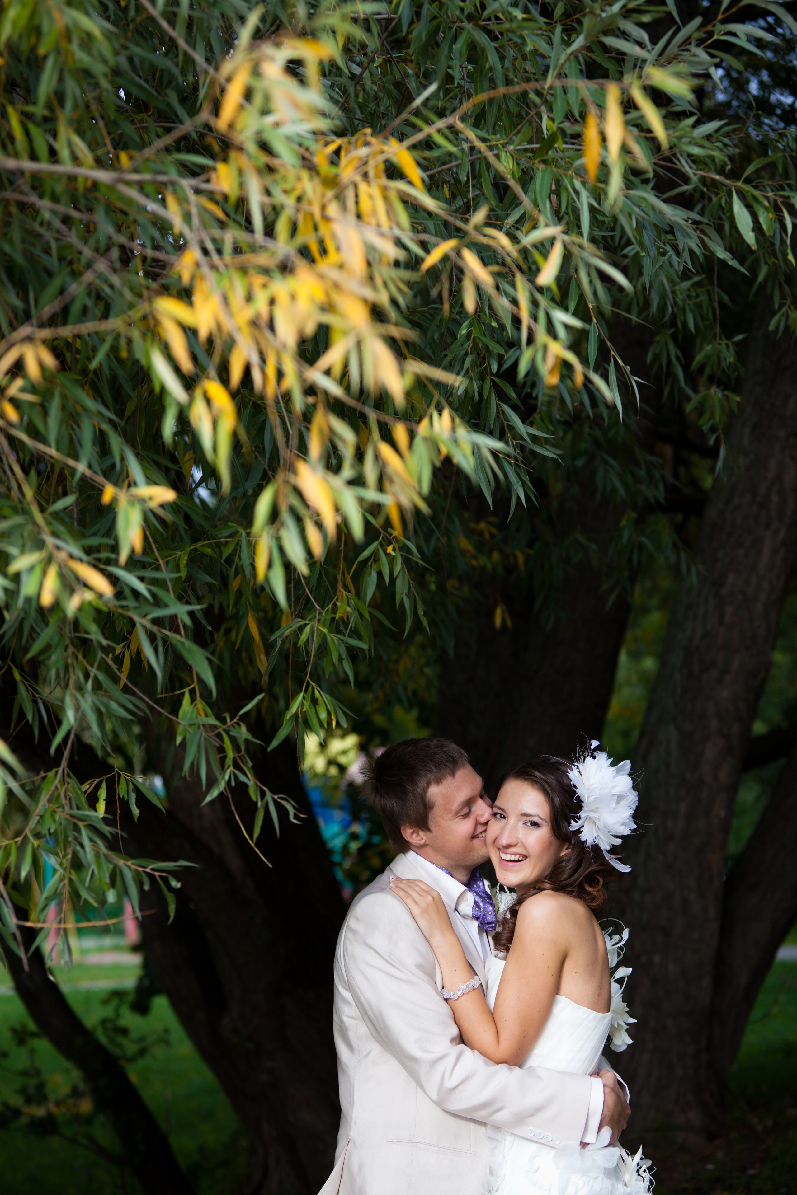 Съемка свадьбы в Серебряном бору. Фотографы в Москве Светлана Устинова и Сергей Грачев