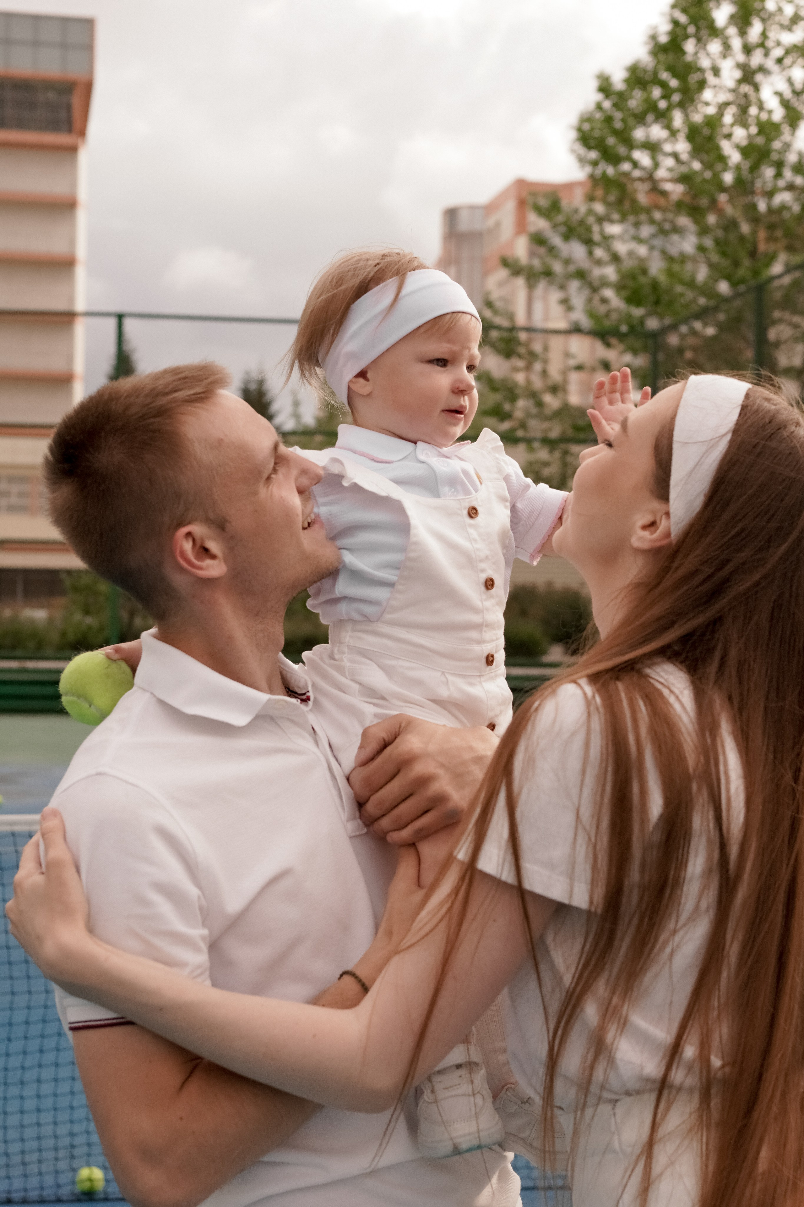 Теннис с семьей. Свадебный и семейный фотограф Афанасьева Анна в Кисловодске
