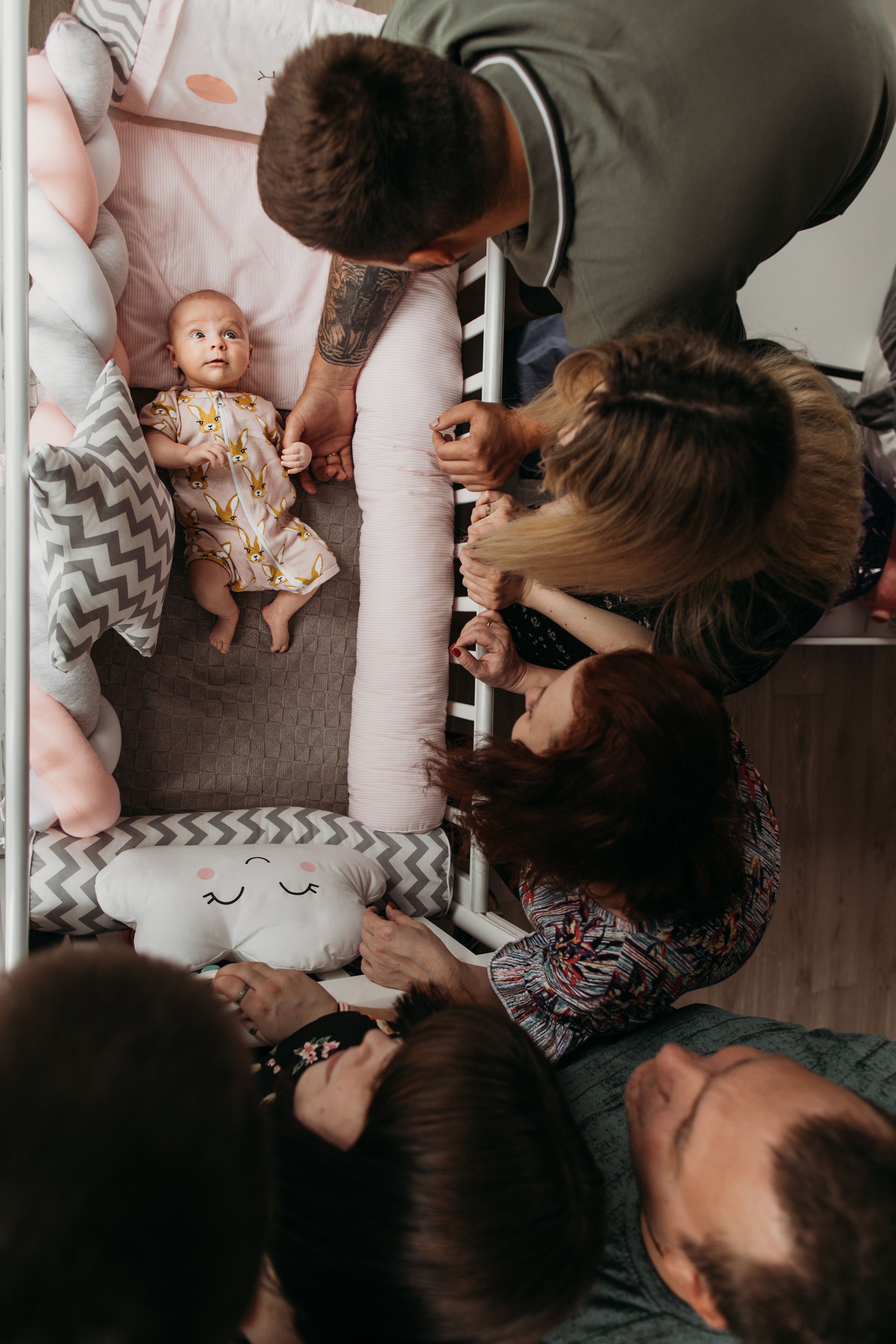 Малышка в большой семье. Свадебный фотограф в Москве Аля Загирова