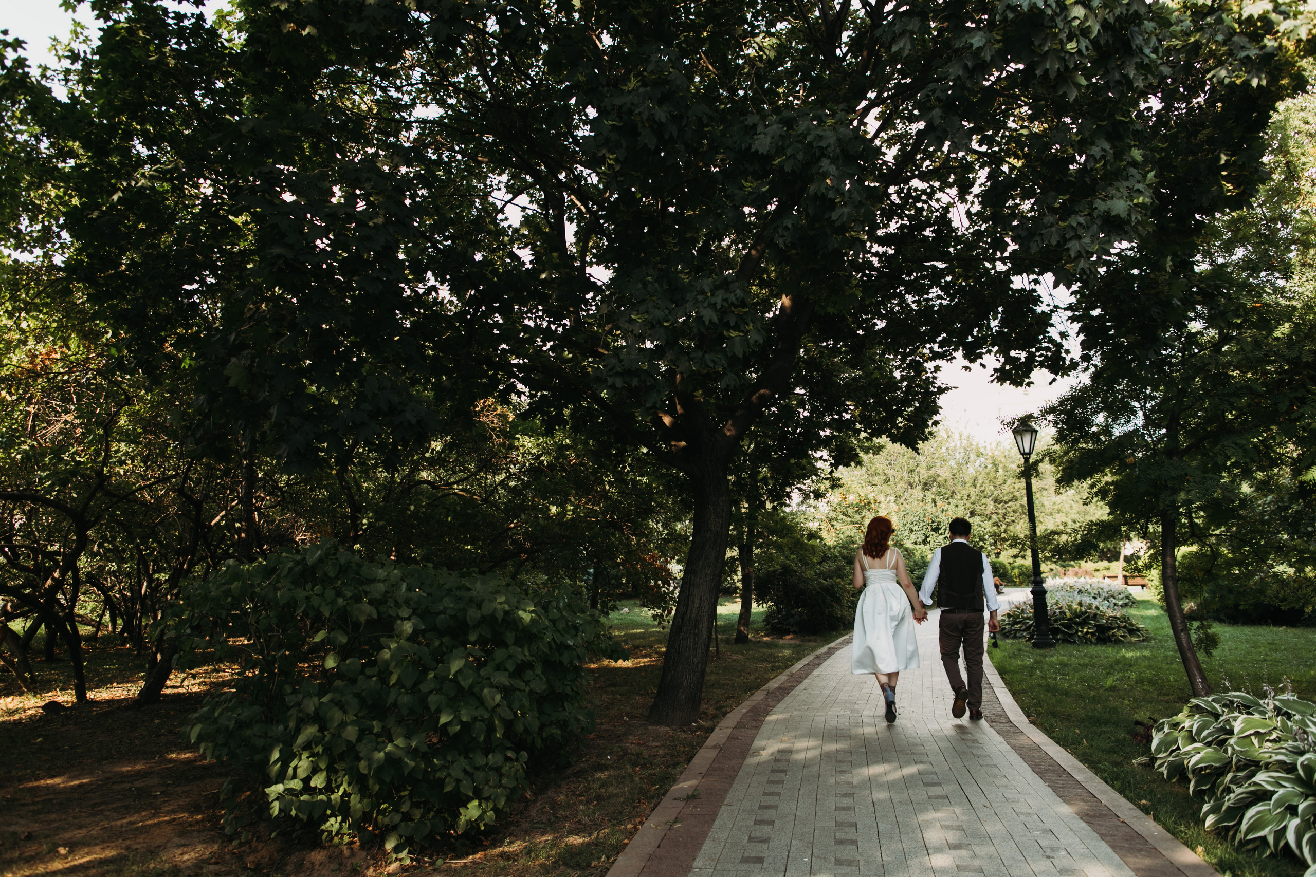 Прогулка на свадьбу летом