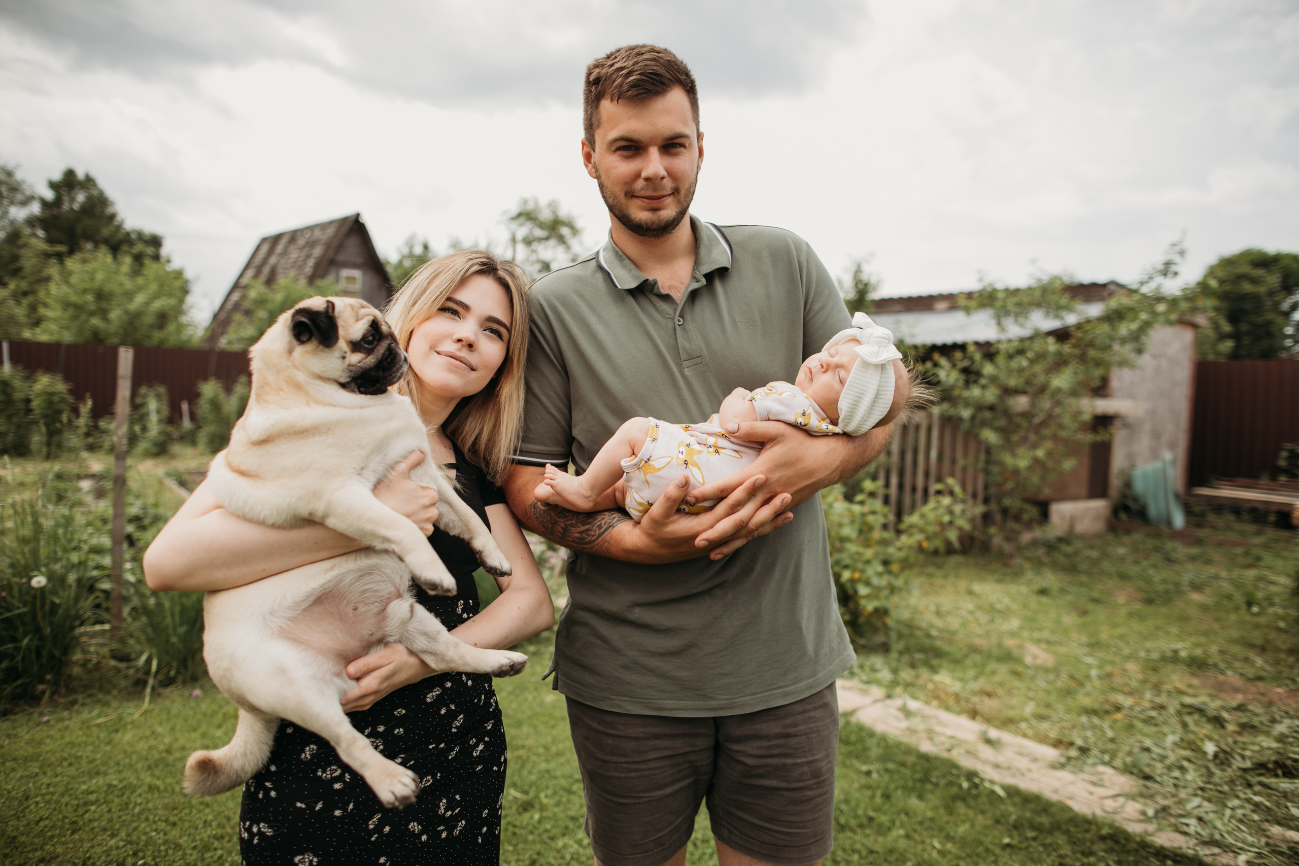 Малышка в большой семье. Свадебный фотограф в Москве Аля Загирова