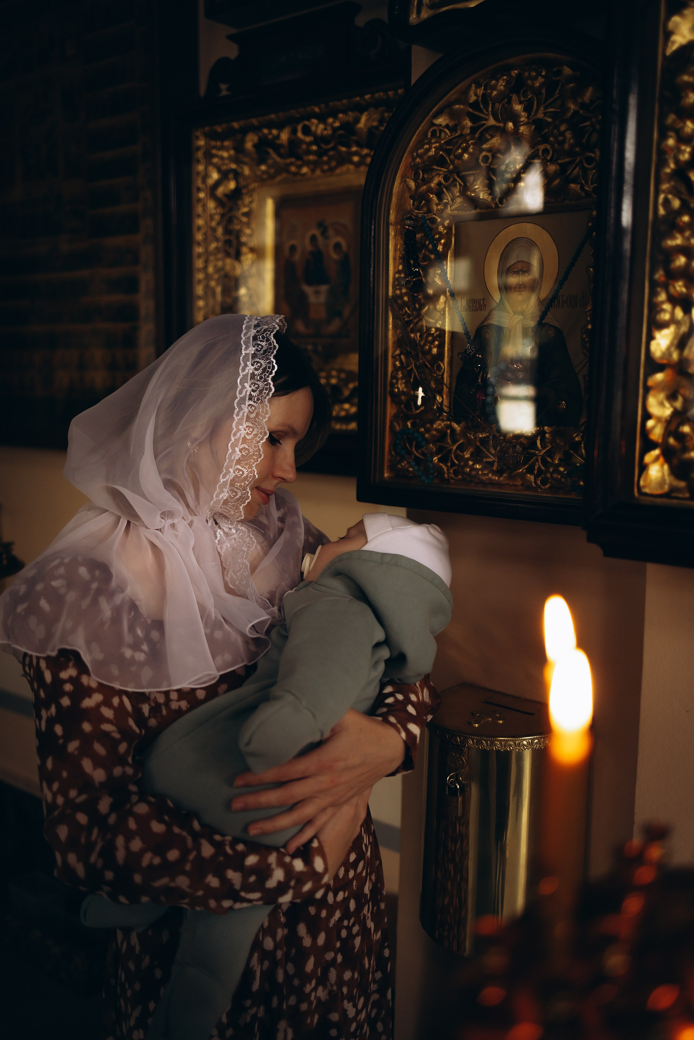 Крещение. Семейный фотограф, детские, семейные, лав стори съемки в Москве