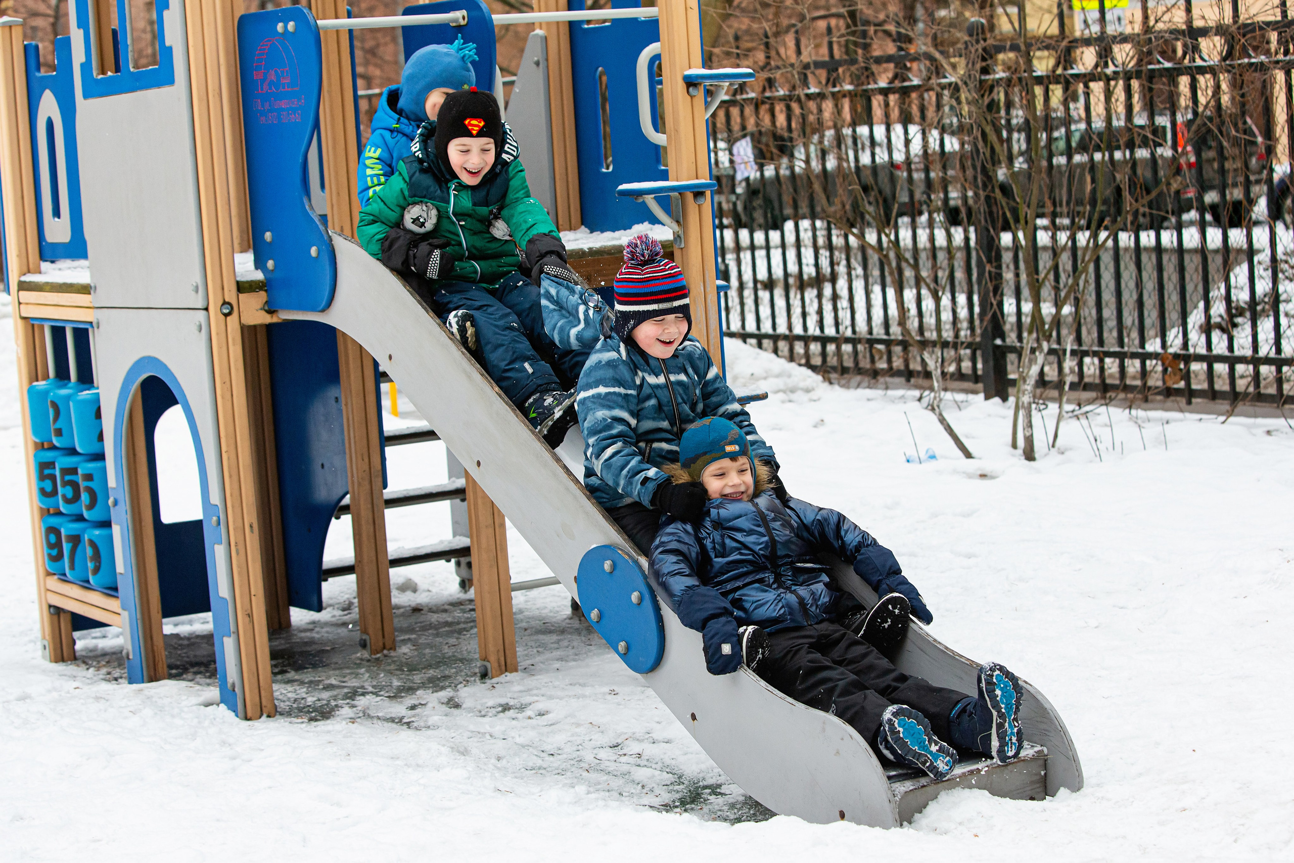 Зима в детском саду. Свадебный, семейный, детский фотограф в Санкт-Петербурге