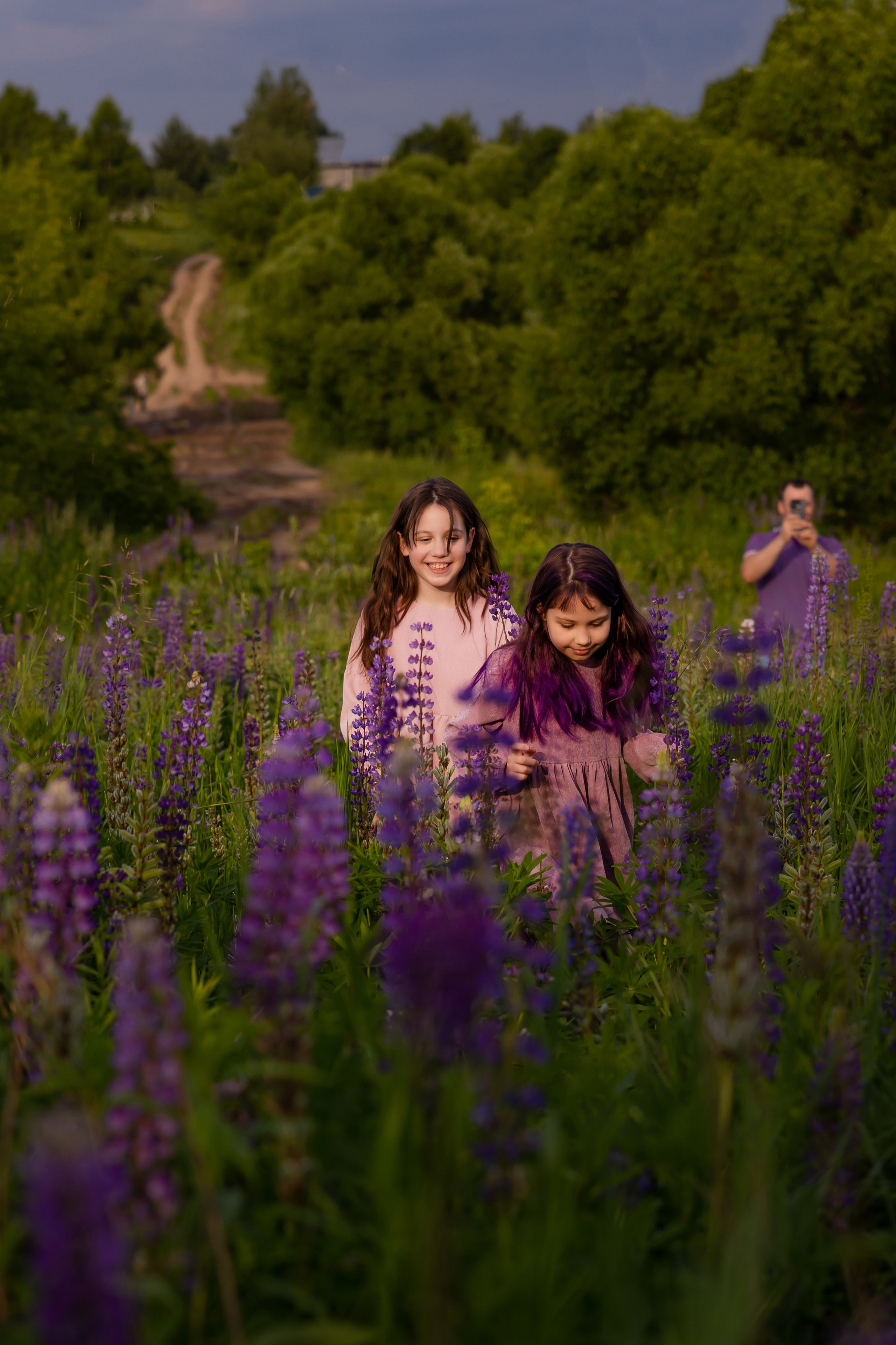 Пикник в люпиновом поле. Сказочный фотограф для Вас и Вашей семьи