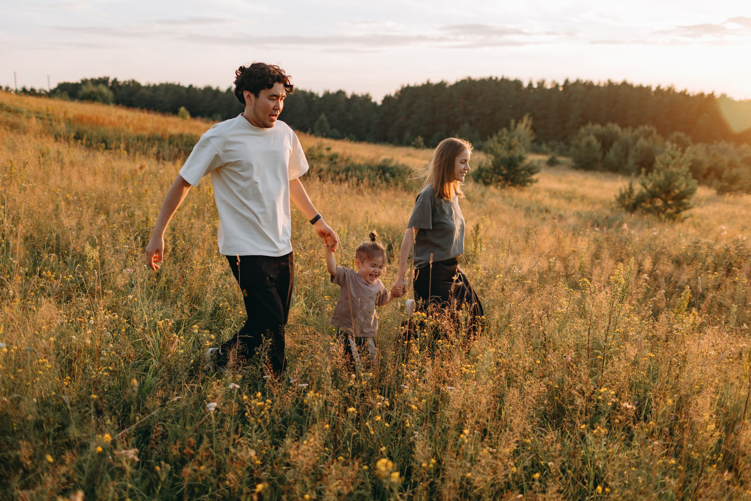 Живая семейная фотосессия на природе. Семейный фотограф в Санкт-Петербурге — Лена Тимина