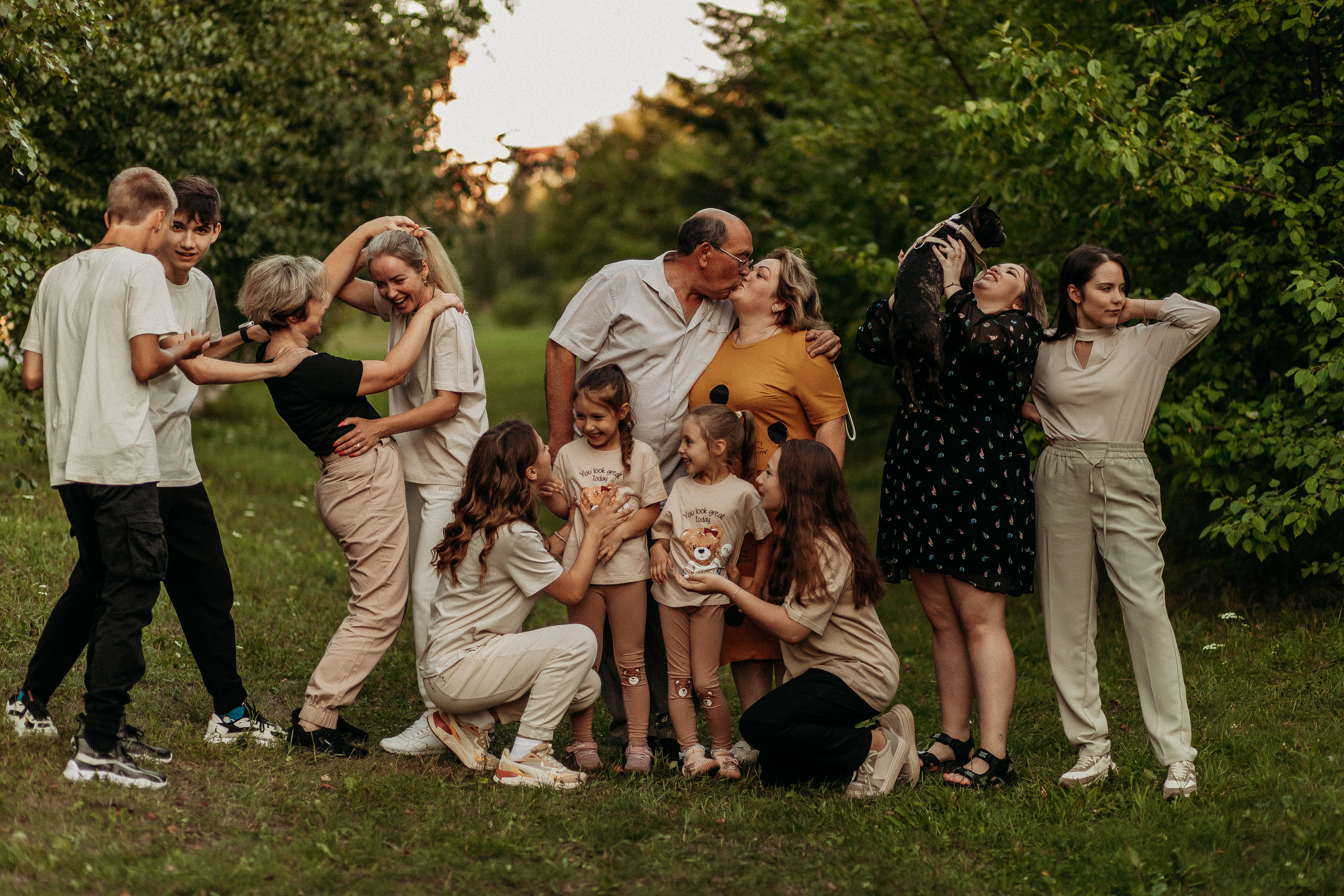 Большая семья. Фотограф Тимербаева Алина г. Сургут