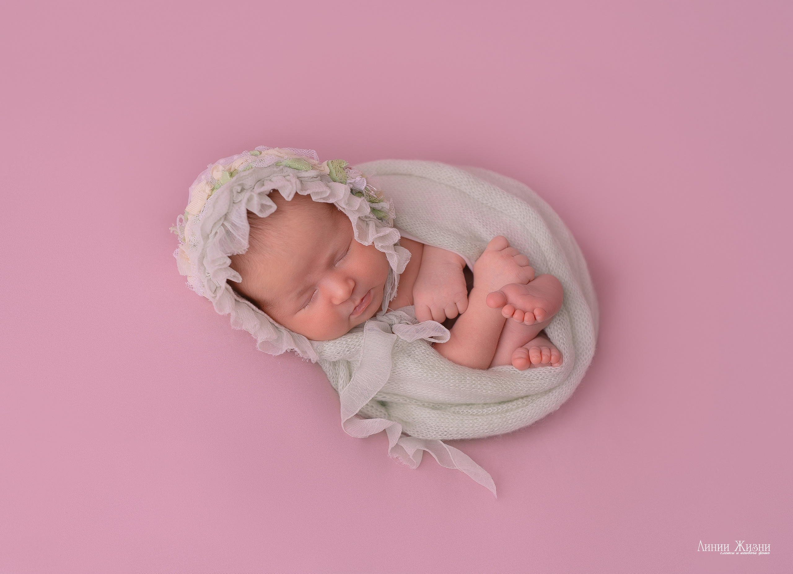 Верочка 23 дня. Фотограф новорожденных в Нижнем Новгороде Сергеева Оксана