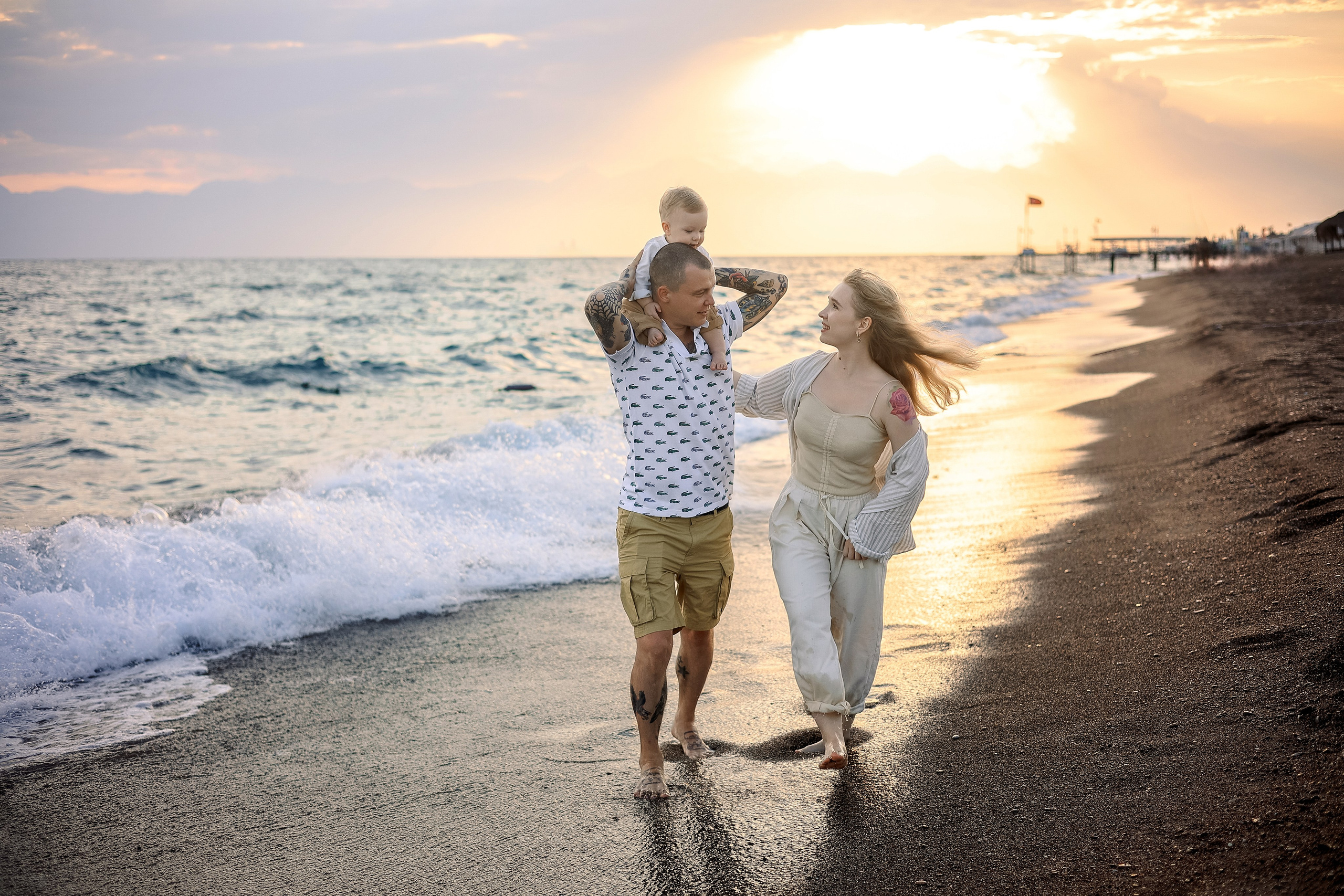Beach shooting in Antalya