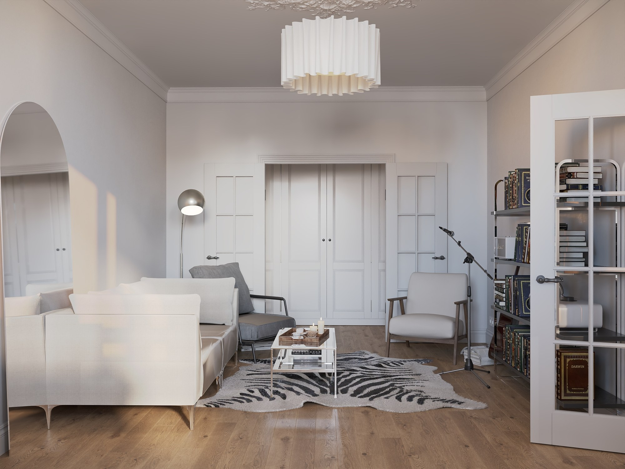 Тополиная аллея м-н, квартира 69 м². БК студия дизайна интерьера