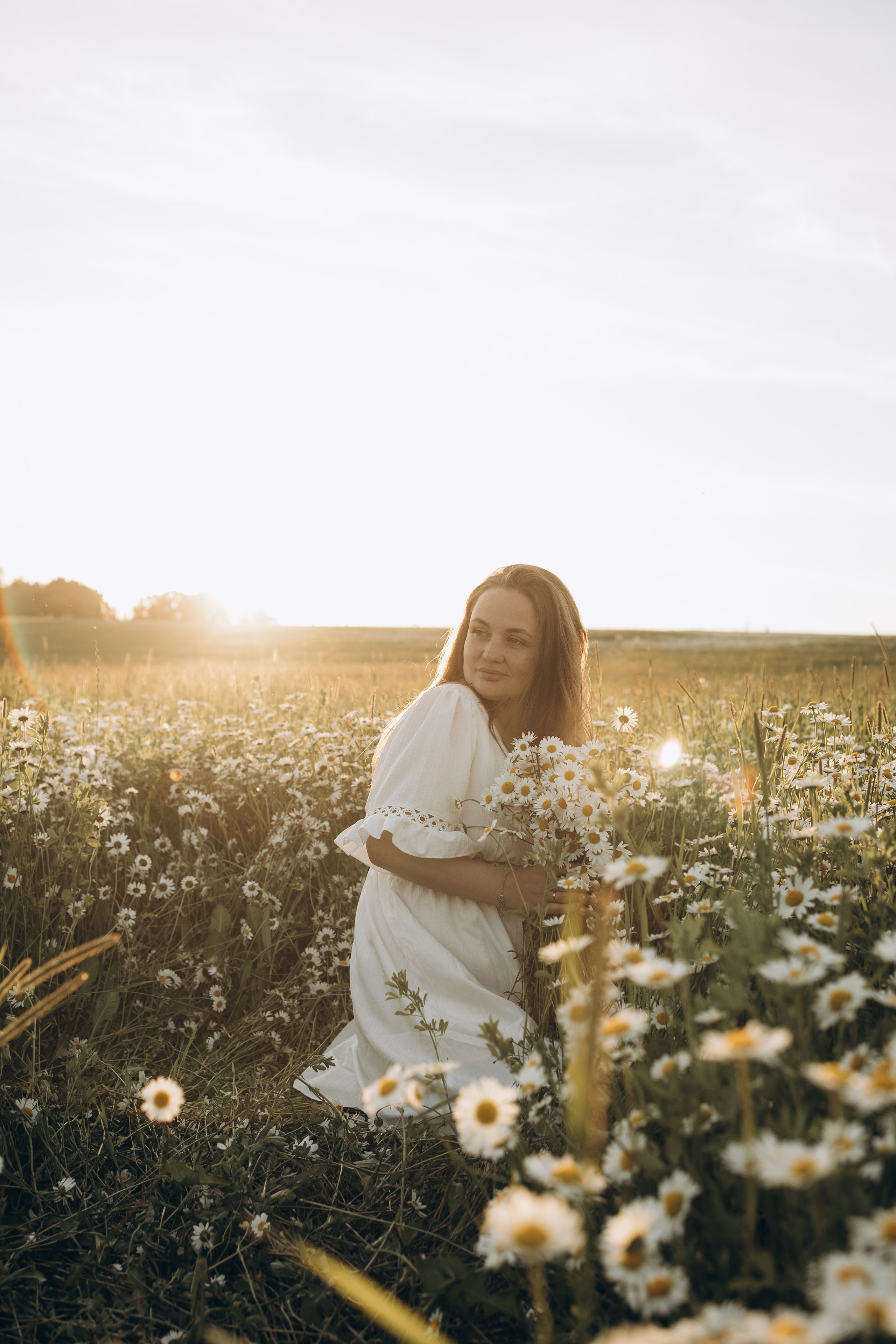 Маша и ромашки. Семейный фотограф в Москве Виктория Ястребинская