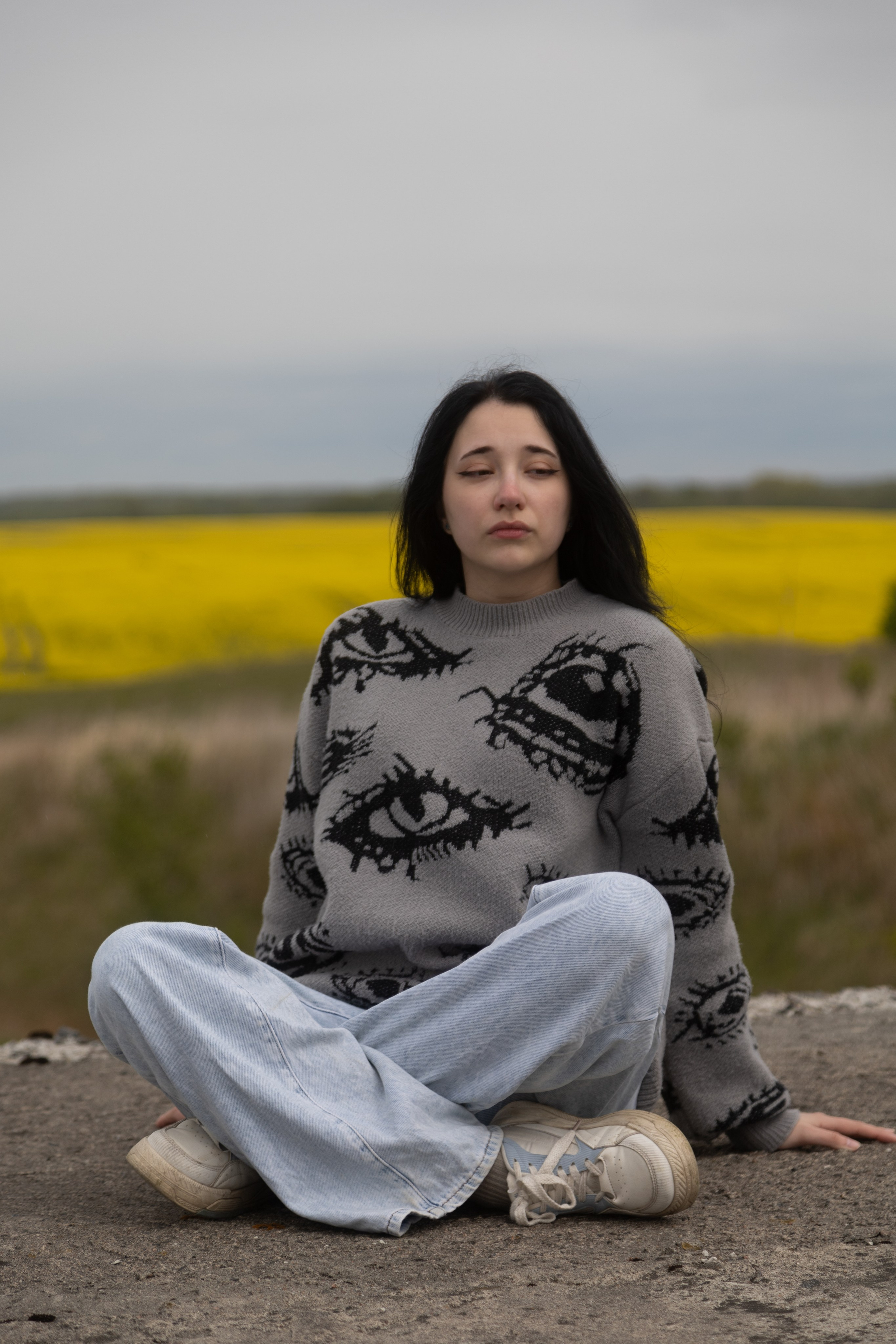 Полина Л — (Рапсовое поле). — Digital Noise —