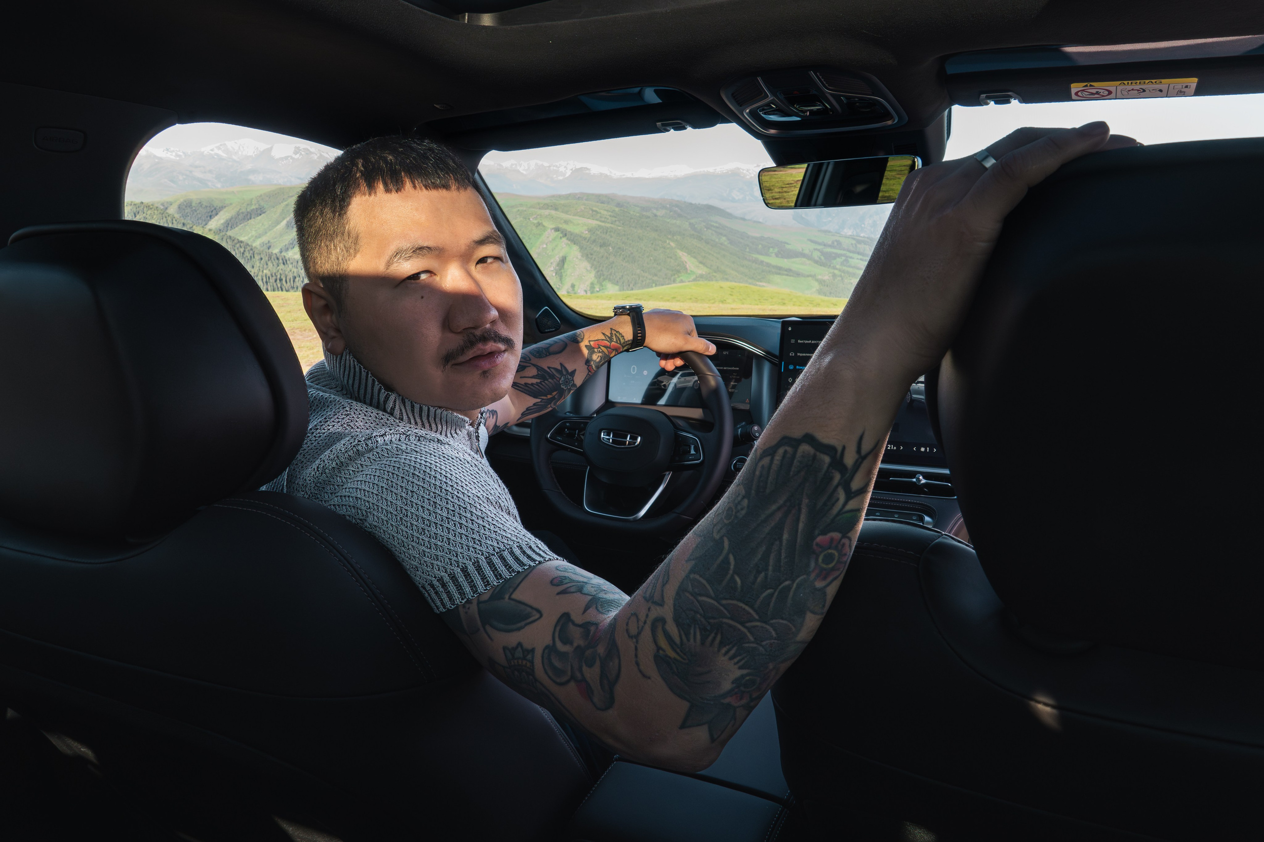 Geely Monjaro x Kana Beisekeyev. Чен Станислав | Автомобильный фотограф | Алматы, Казахстан