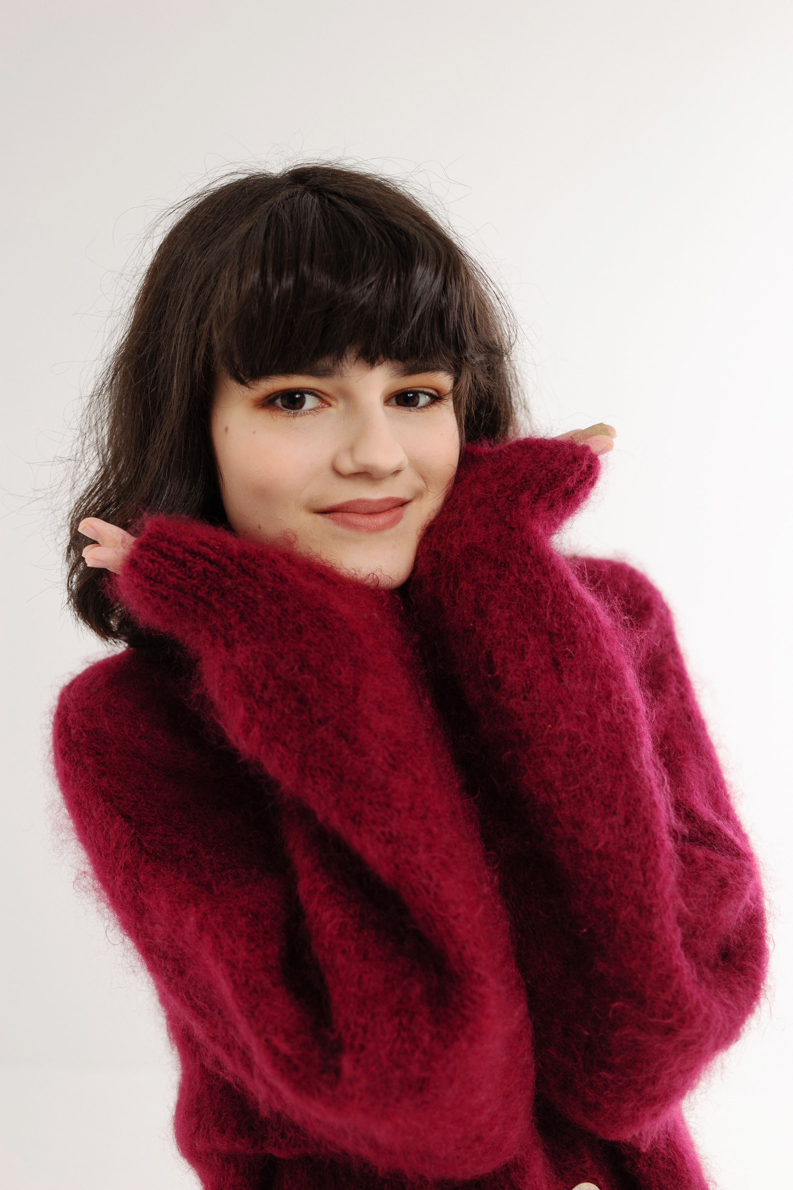 Естественность и стиль. Снепы и хедшоты для модельного бука. Съемка для портфолио ребенка в Санкт-Петербурге