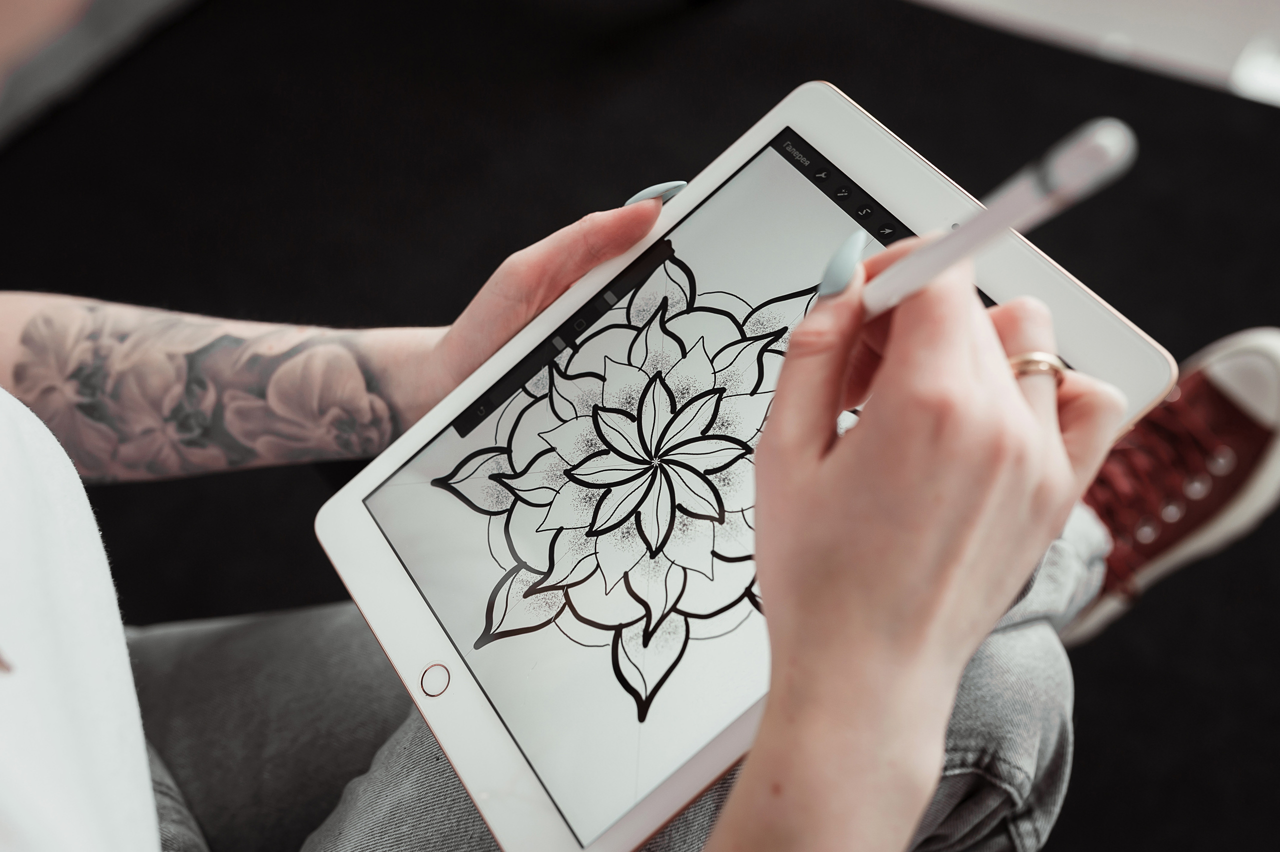 Тату-мастер Оксана. Фотограф Светлана Васильева