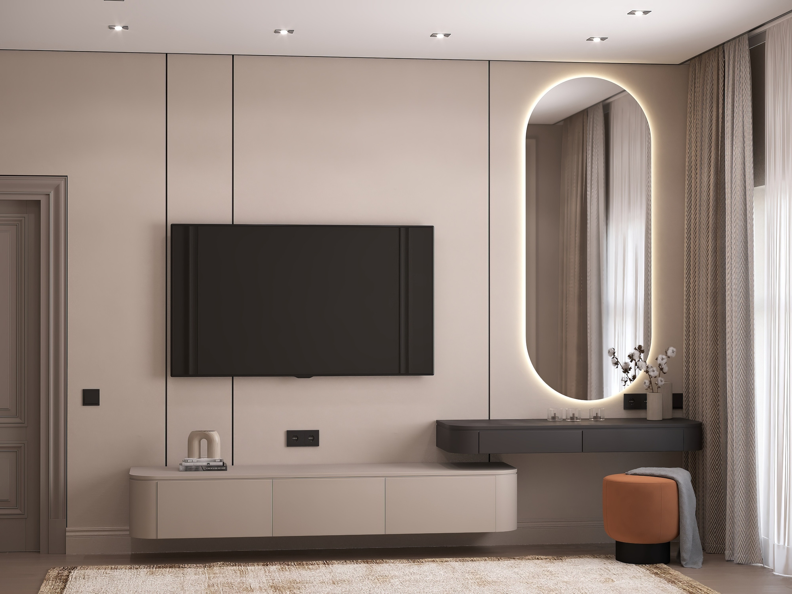 ЖК Ньютон 123 м². БК студия дизайна интерьера