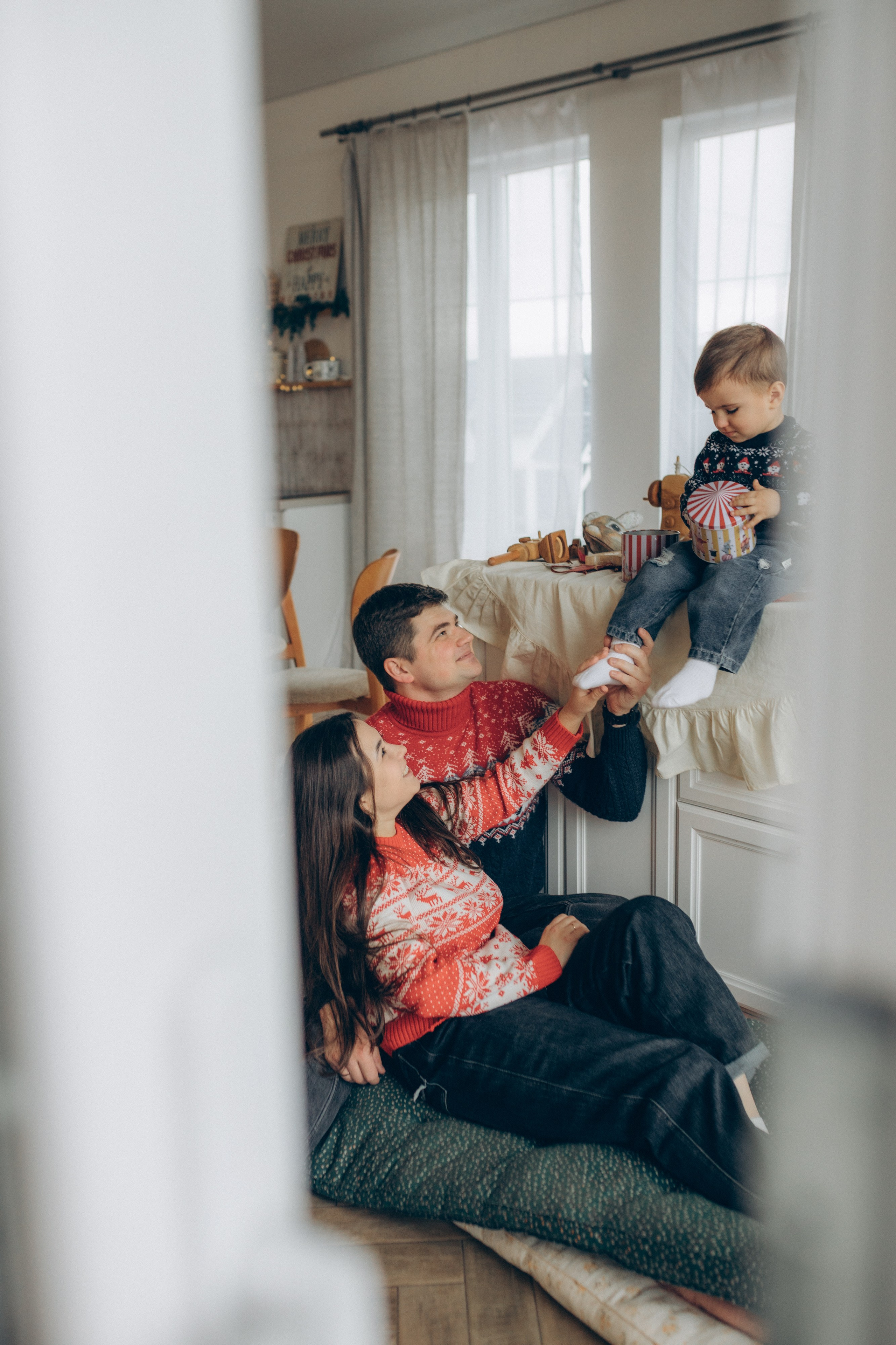 Софья, Сергей и Петя. Семейный фотограф и фотограф на роды в Ростове-на-Дону Мухина Виктория