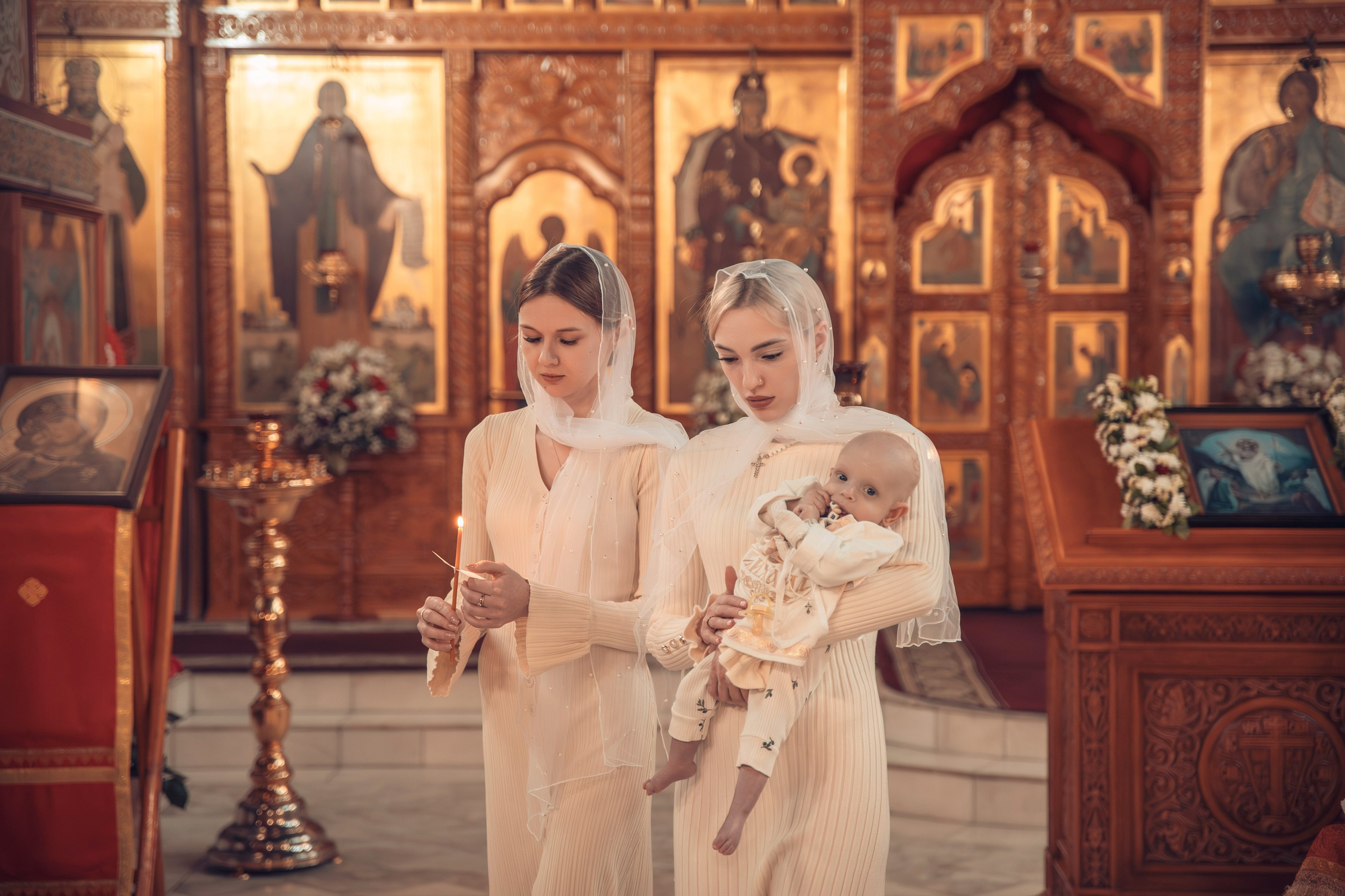 Крещение Михаила. ТОП Фотограф на Крещение и Венчание Железногорск, Красноярск Алексей Мещеряков