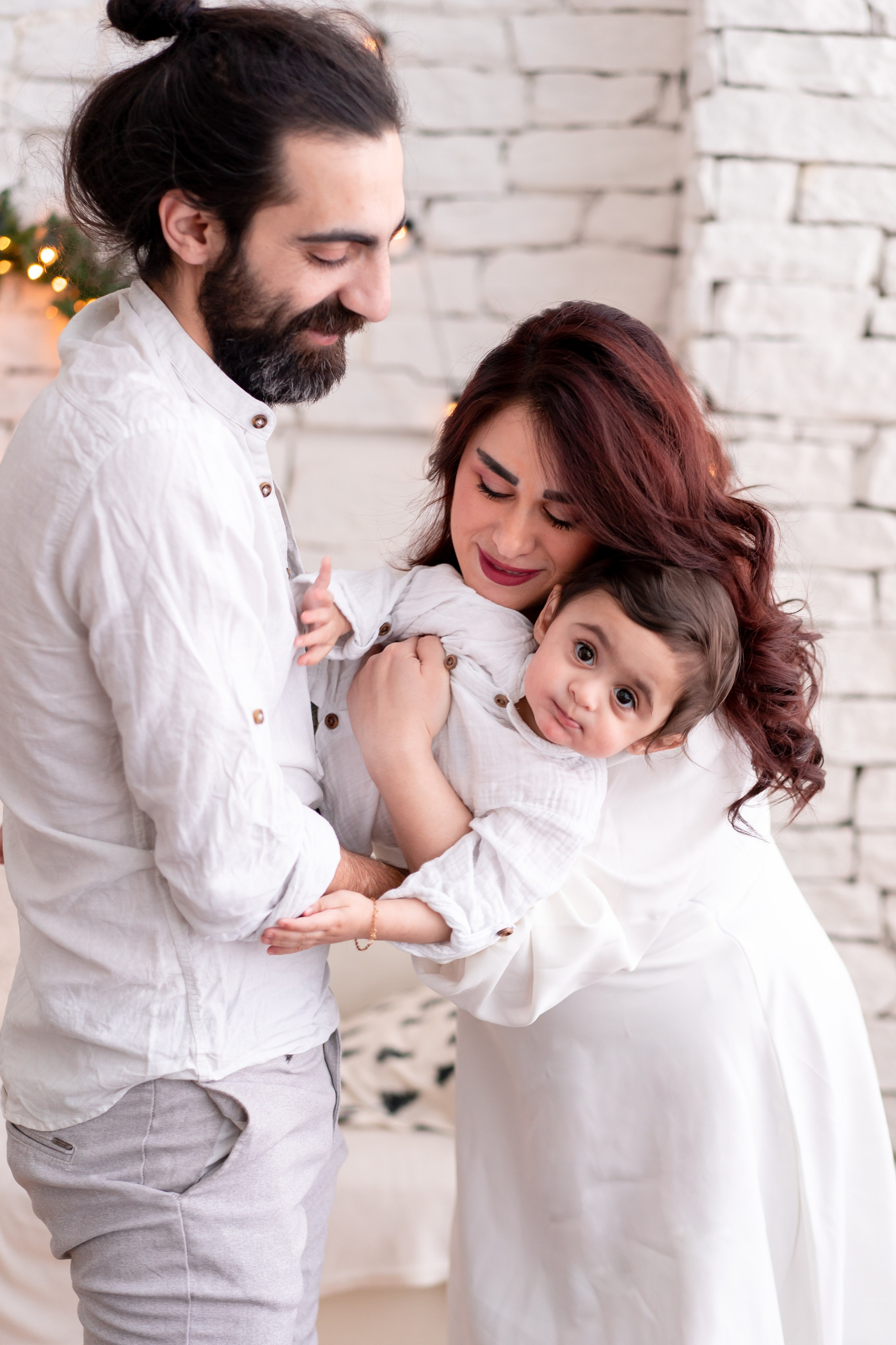 Новогодняя семейная фотосессия. Детская, семейная фотостудия в Санкт-Петербурге