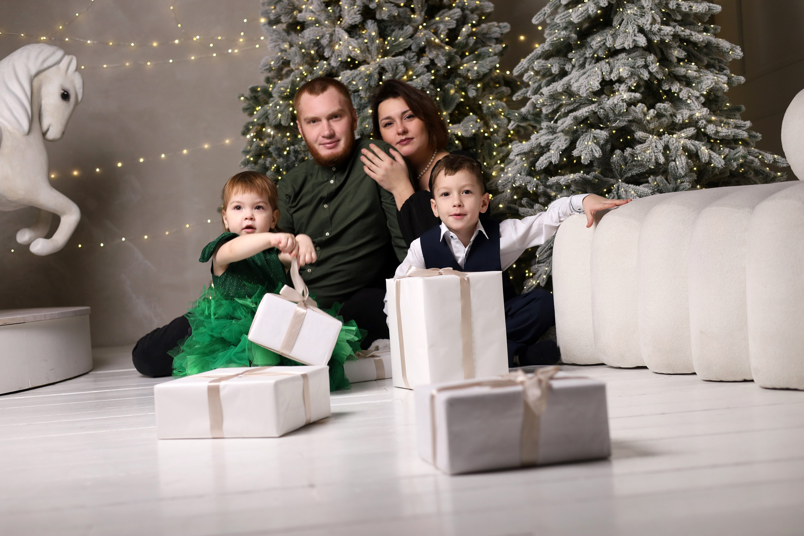 Семейный новый год Соседовы. Фотограф в Красноярске Никитина Мария