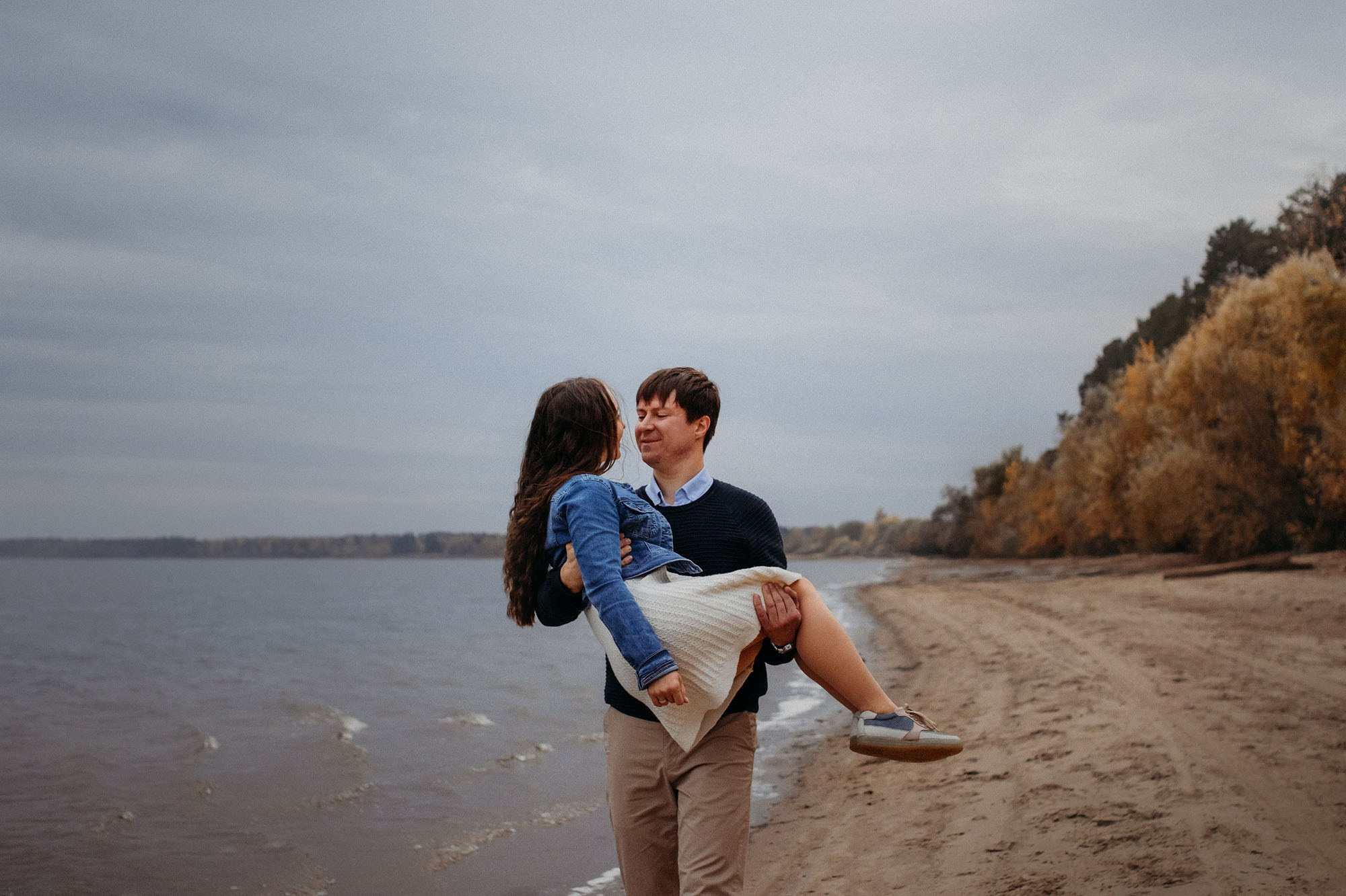 Наталья, Илья и фоксы. Фотограф Наталья Потапова