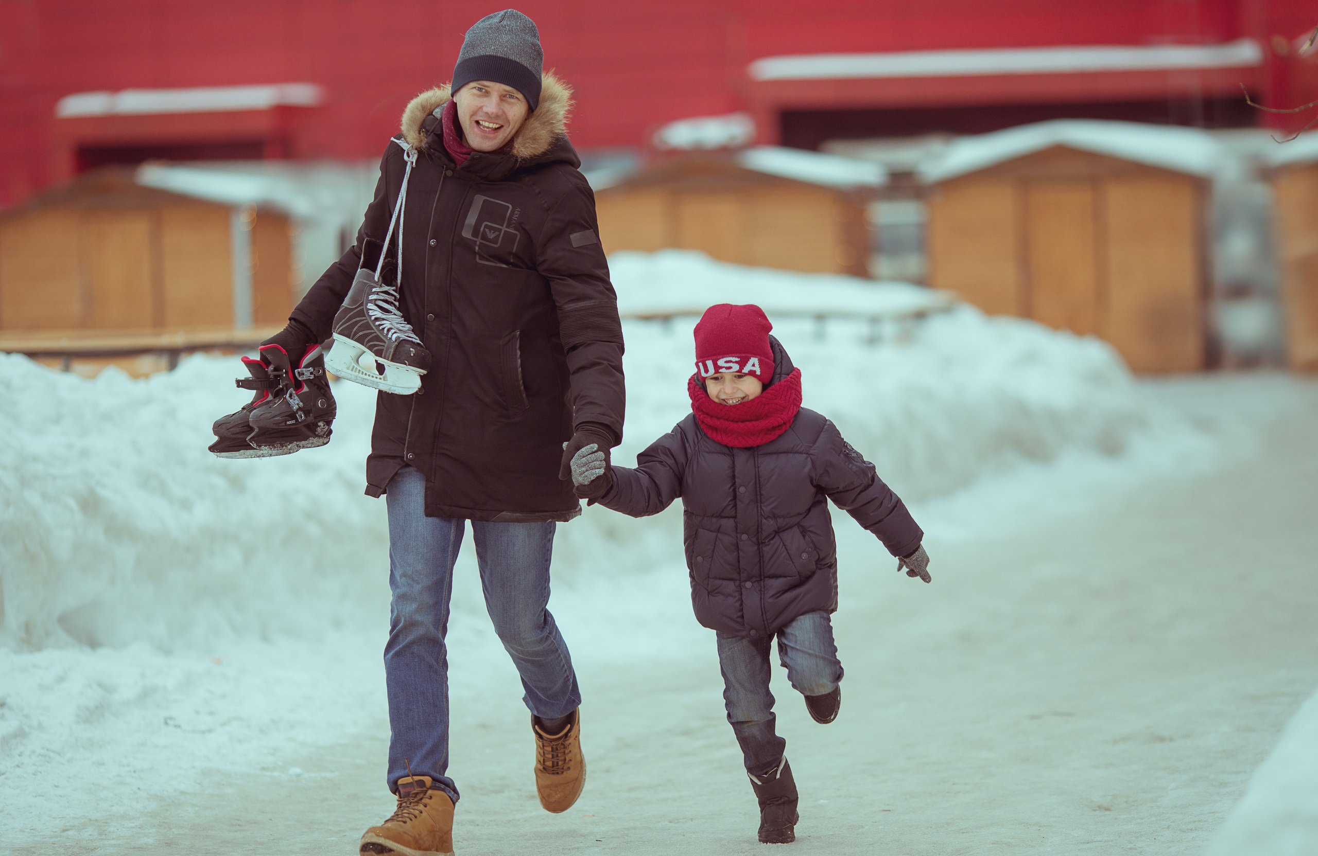 Коньки. Семейный фотограф в Москве Натали Момот