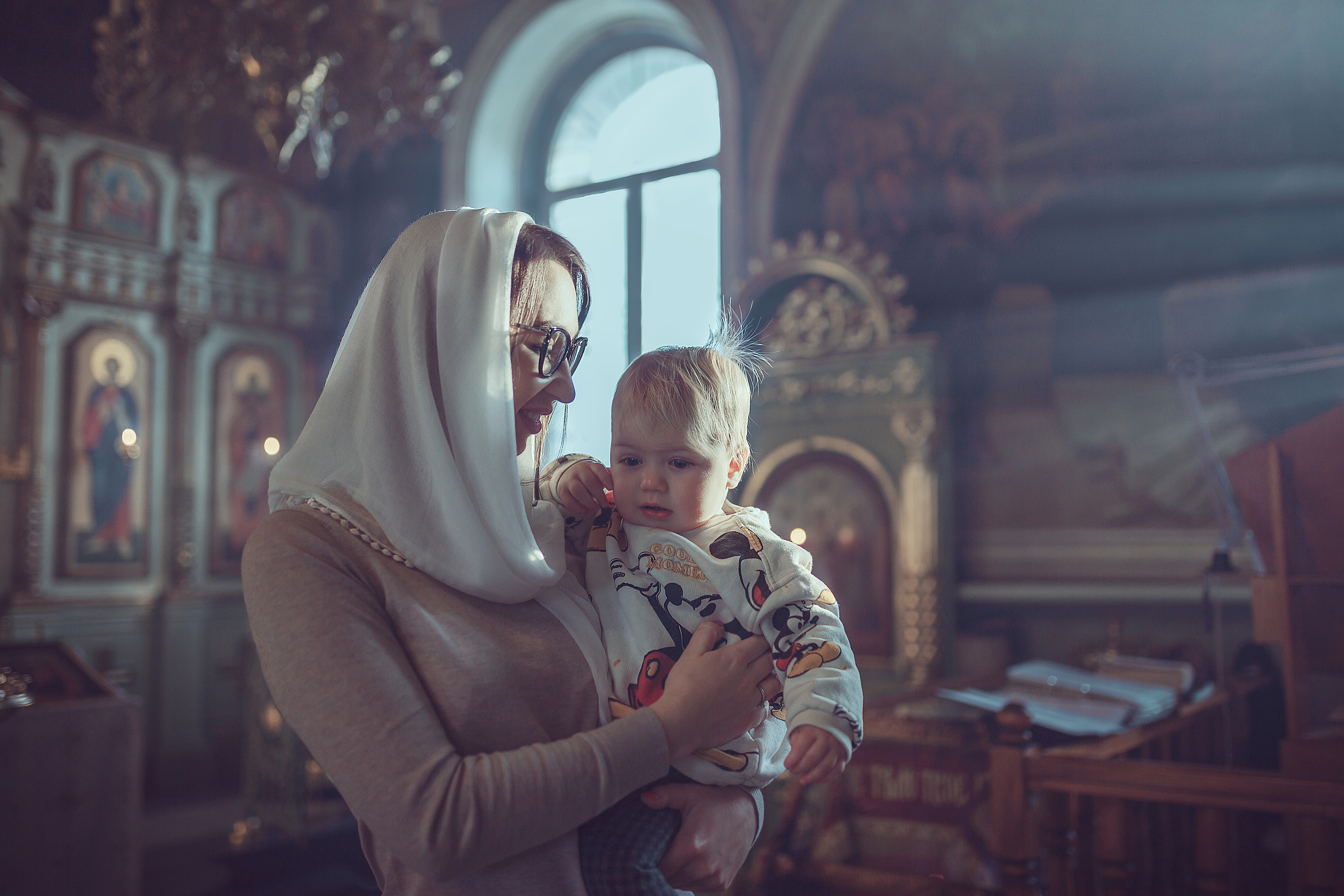 Крещение Матвея. Семейный фотограф в Москве Натали Момот