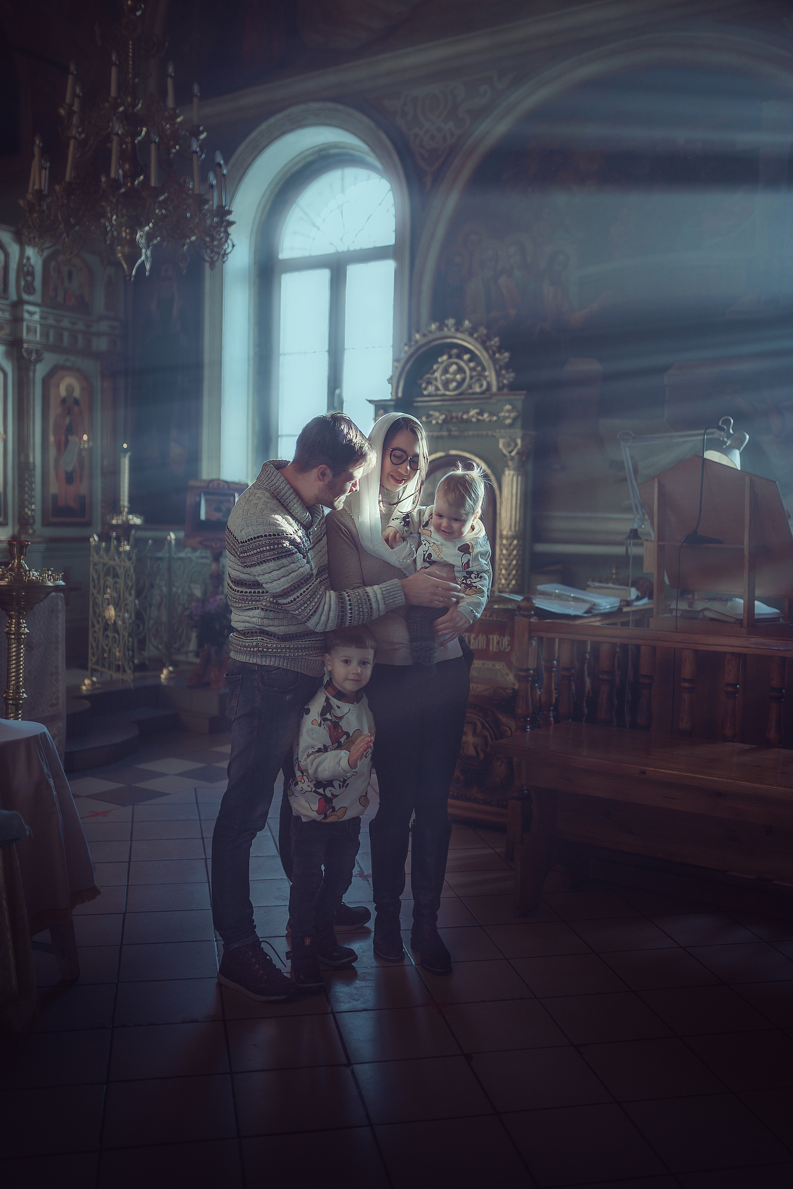 Крещение Матвея. Семейный фотограф в Москве Натали Момот